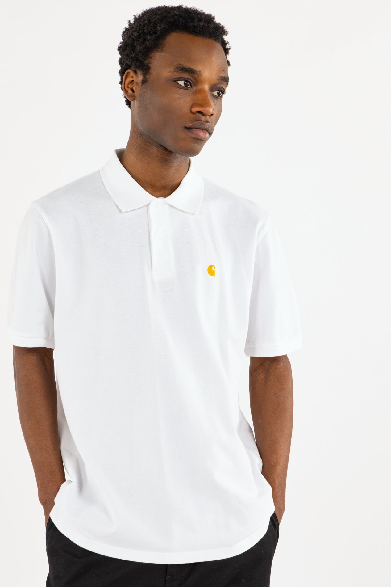 Polo chase CARHARTT WIP Blanc