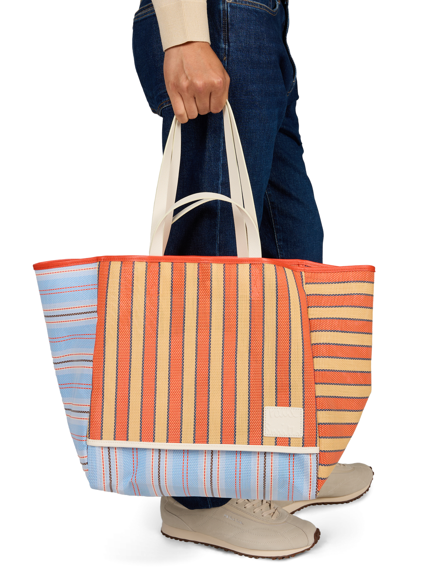 Sac Pool Smith Stripe rayé  PAUL SMITH Orange