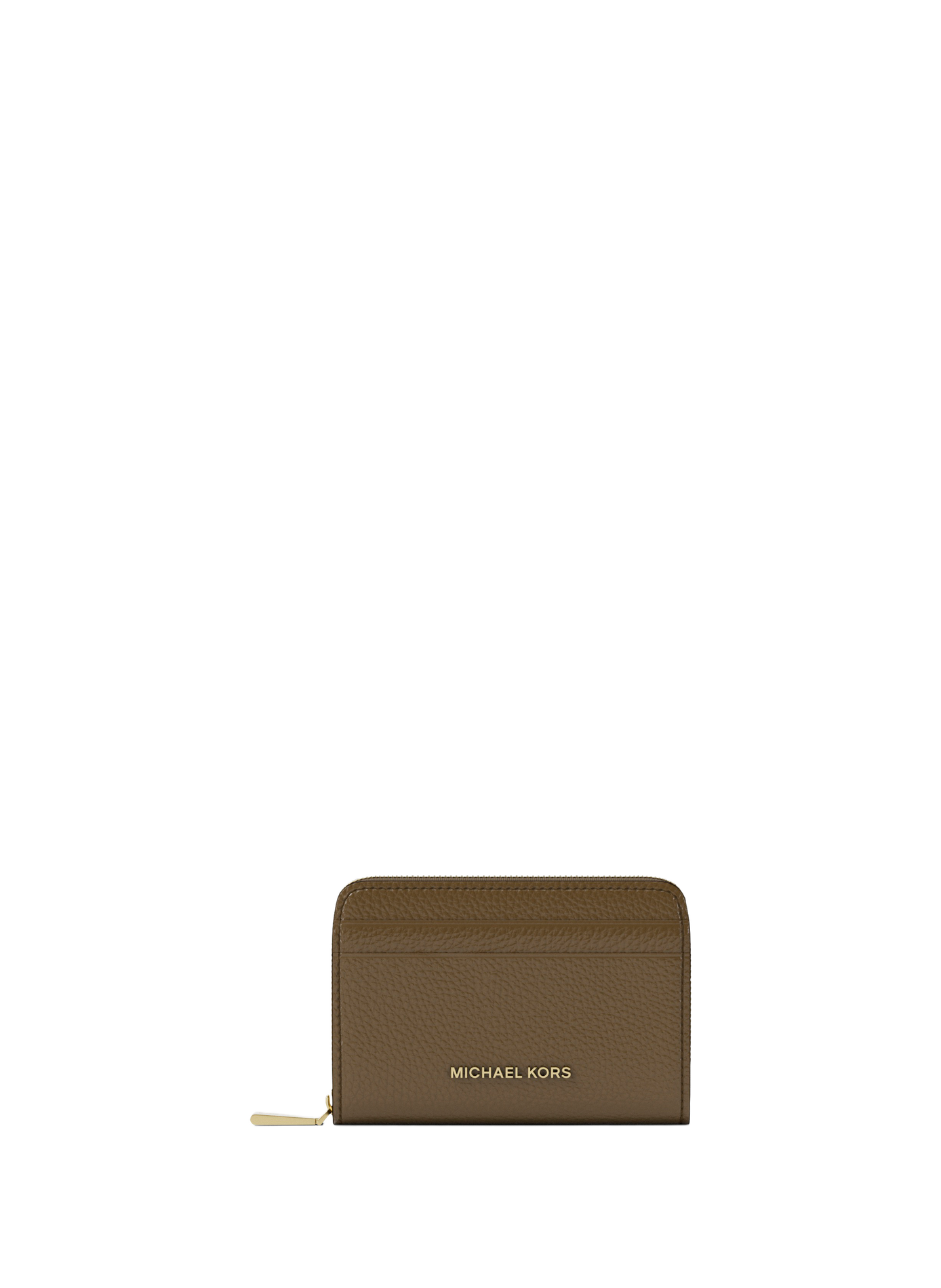 Porte-monnaie Jet Set en cuir MICHAEL KORS Marron