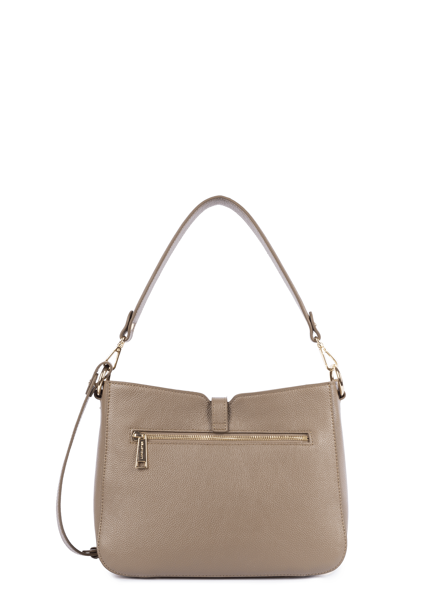 Grand sac besace - milano horizon LANCASTER Marron