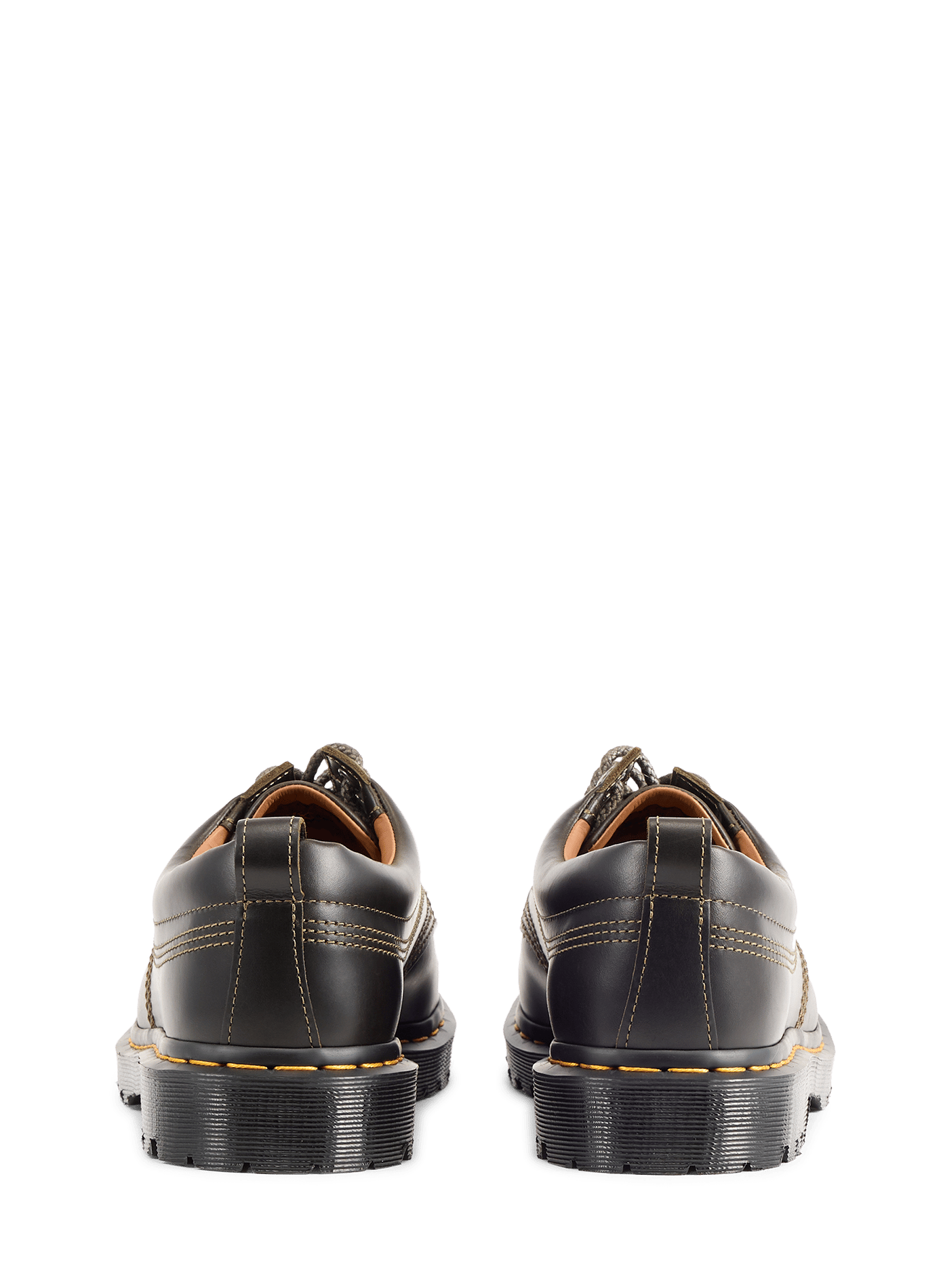 Derbies Lowell met contraststiksels DR. MARTENS Kaki