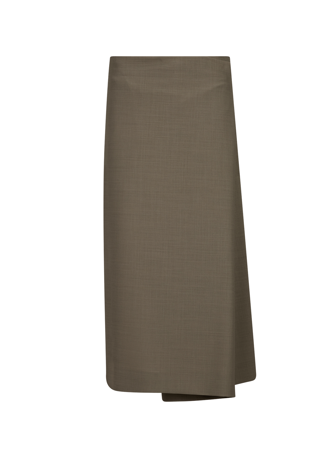 Mittellanger Rock mit Taillenband CALVIN KLEIN COLLECTION Grau