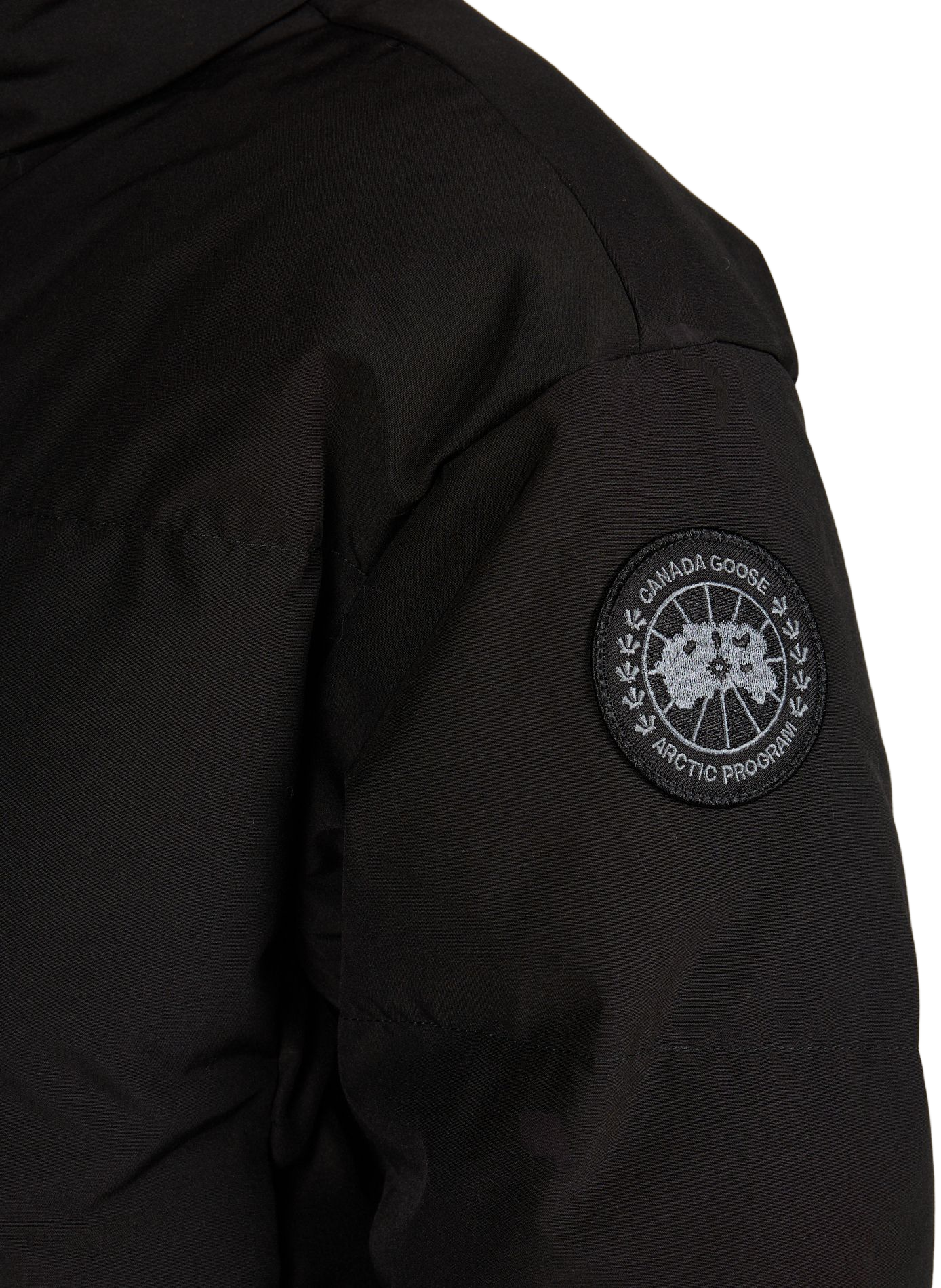 Korte donsjas Granview met capuchon met kraag CANADA GOOSE Zwart