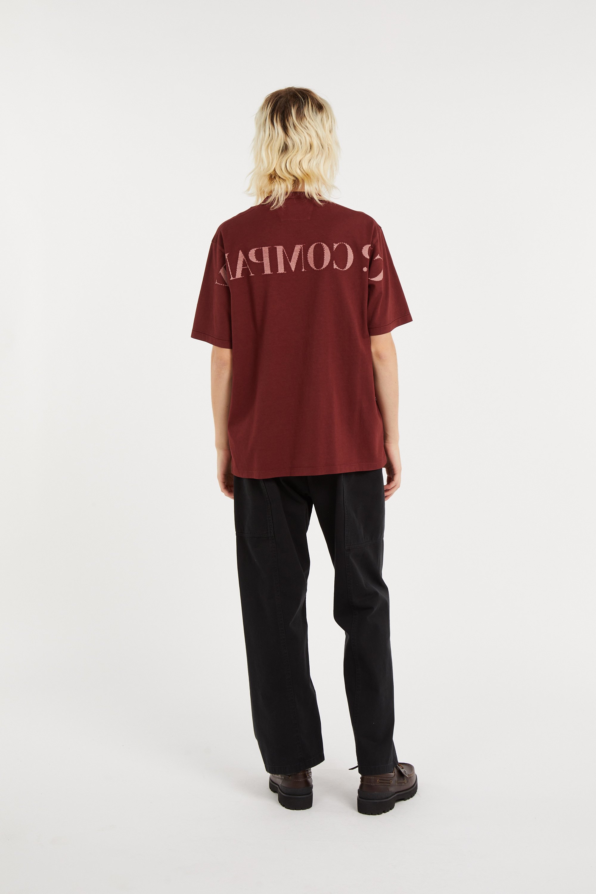 Tee-shirt open end CP COMPANY Rouge