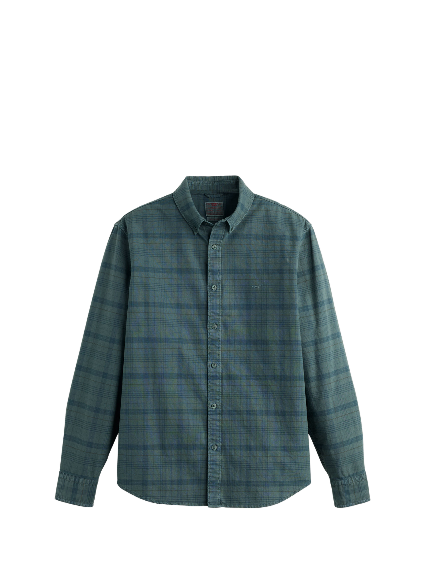 Straight shirt with American collar in cotton LEVI'S Green