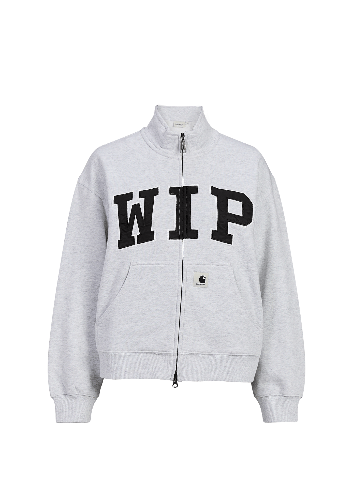 Sweat à col montant zippé en coton mélangé CARHARTT WIP Grau