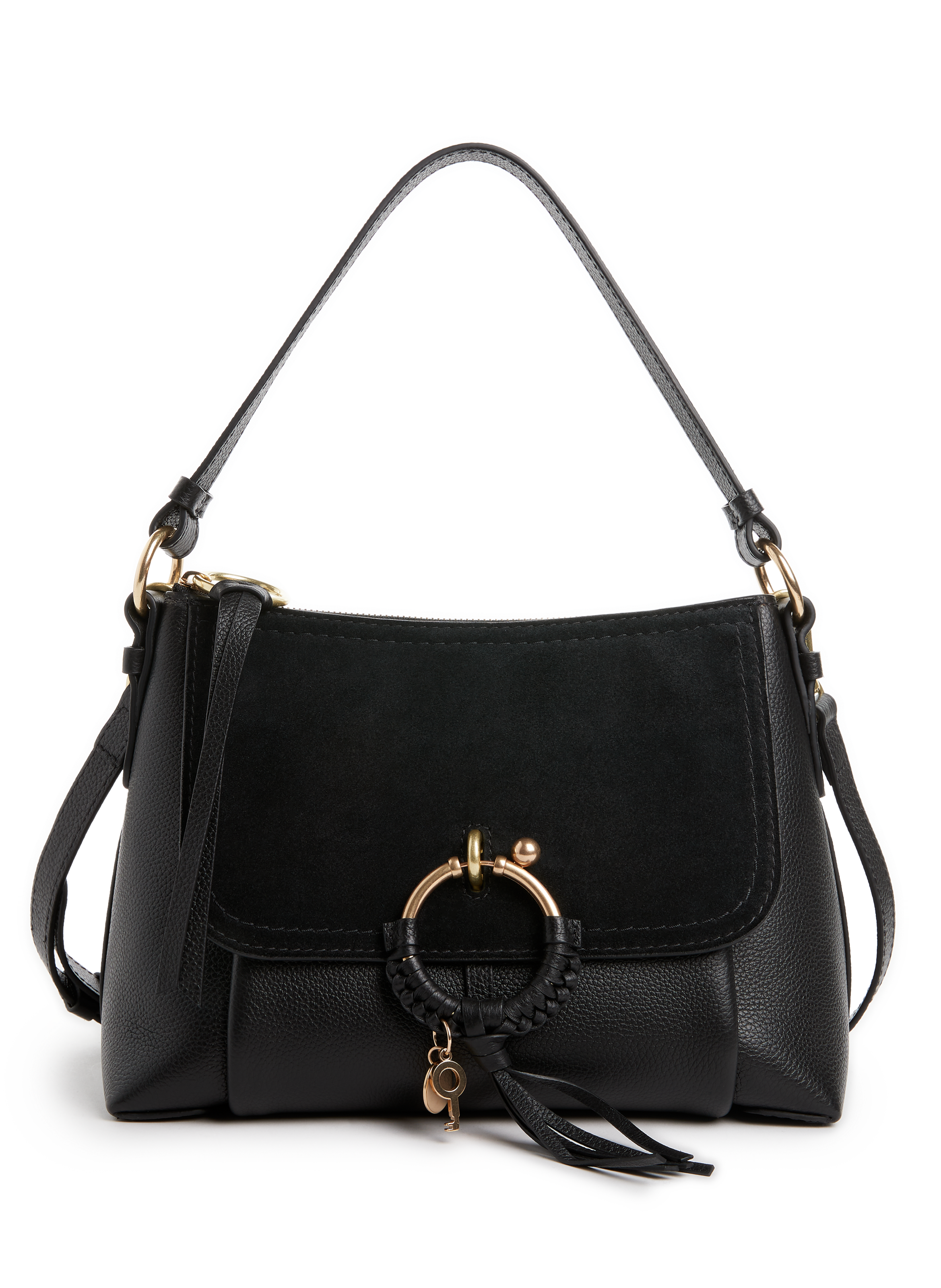 Sac à Main SEE By CHLOÉ En Cuir Noir - Grand Modèle - Occasion Très Bon État
