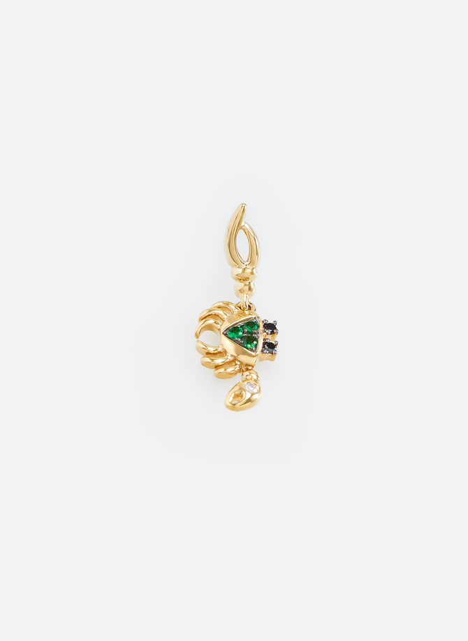 Mini Crab earring in gold YVONNE LÉON
