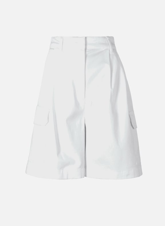 Bermuda cargo Randy en coton Blanc by SAISON 1865 SAISON 1865 Bermuda cargo Randy en coton Blanc
