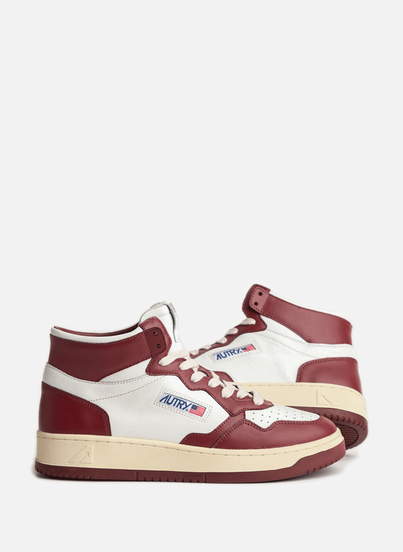 Autry low-top panelled leather sneakers