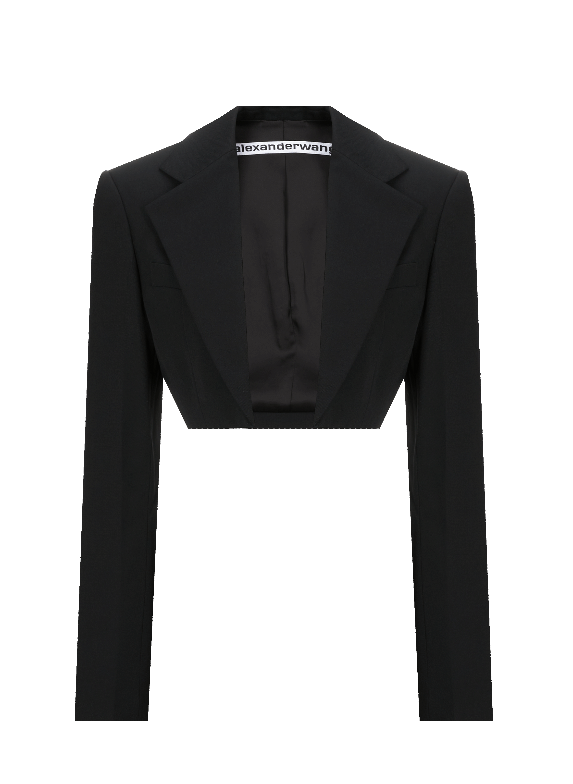 Blazer court en laine