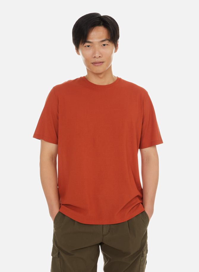 T-shirt uni en coton HERNO