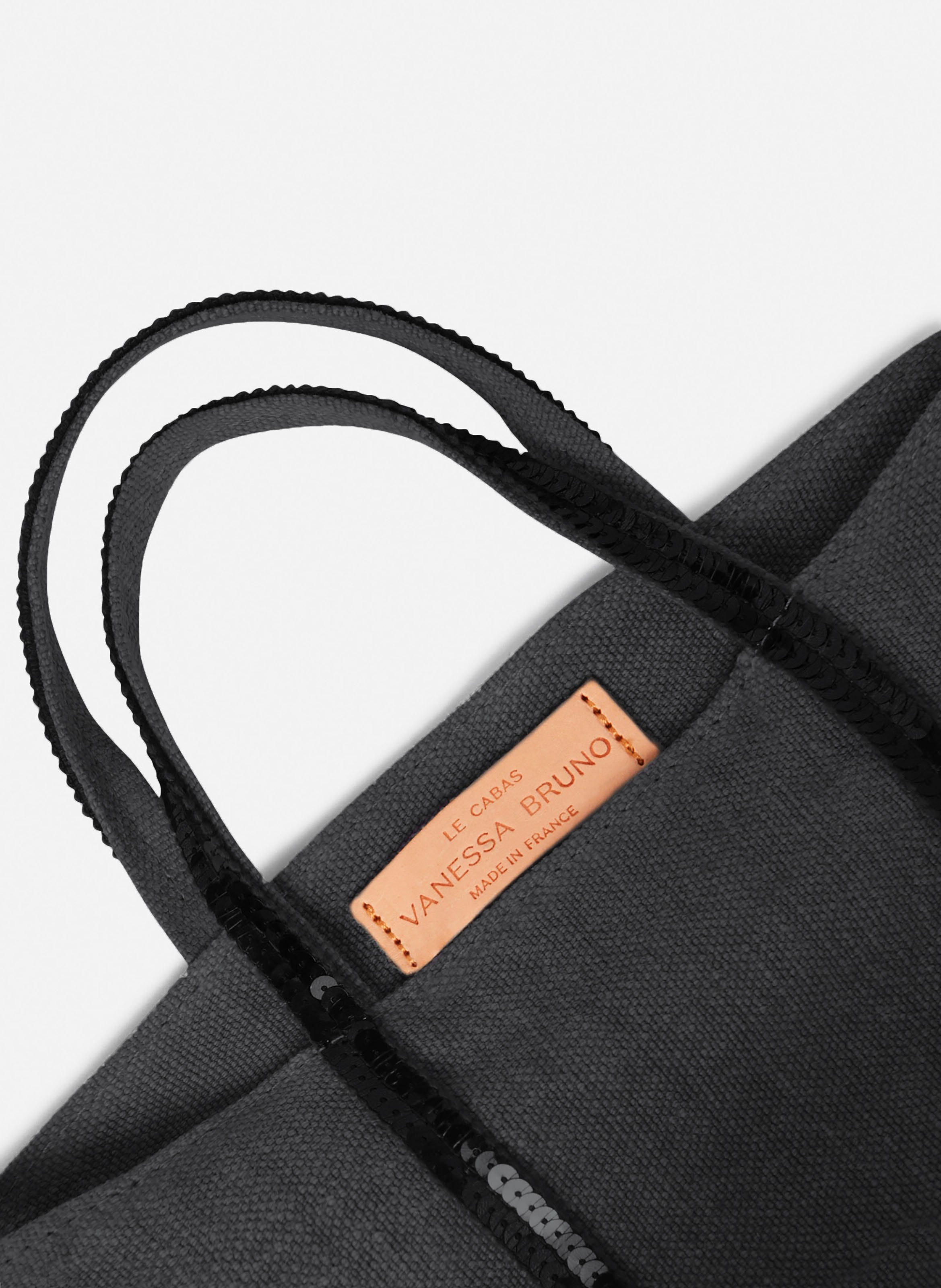 Cabas xs en lin VANESSA BRUNO Noir