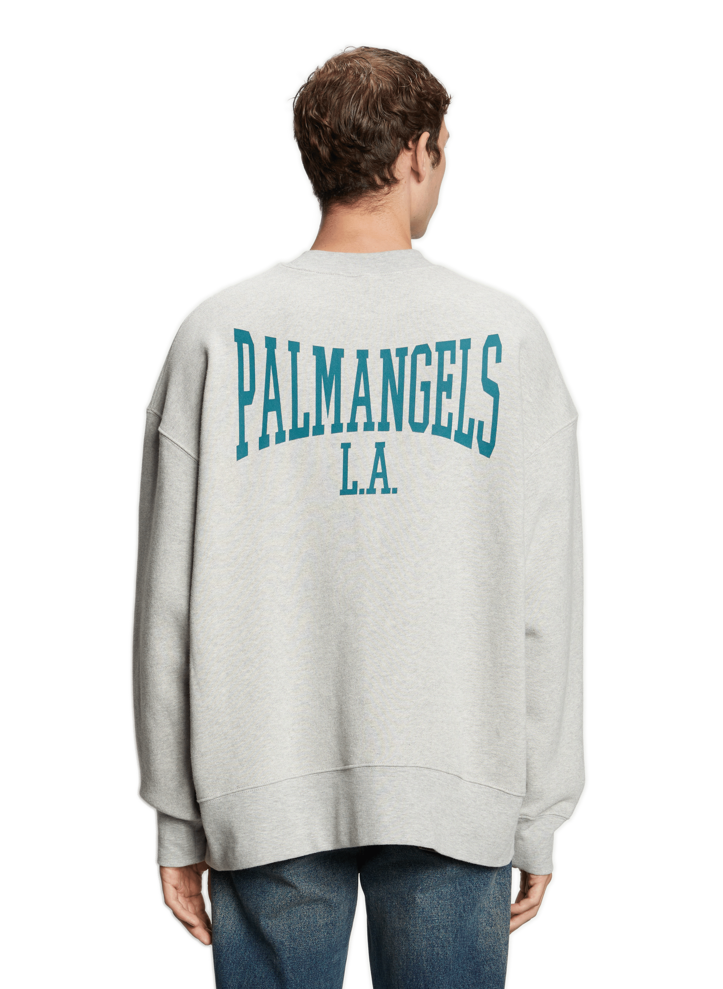 Cotton Sweatshirt PALM ANGELS Grey