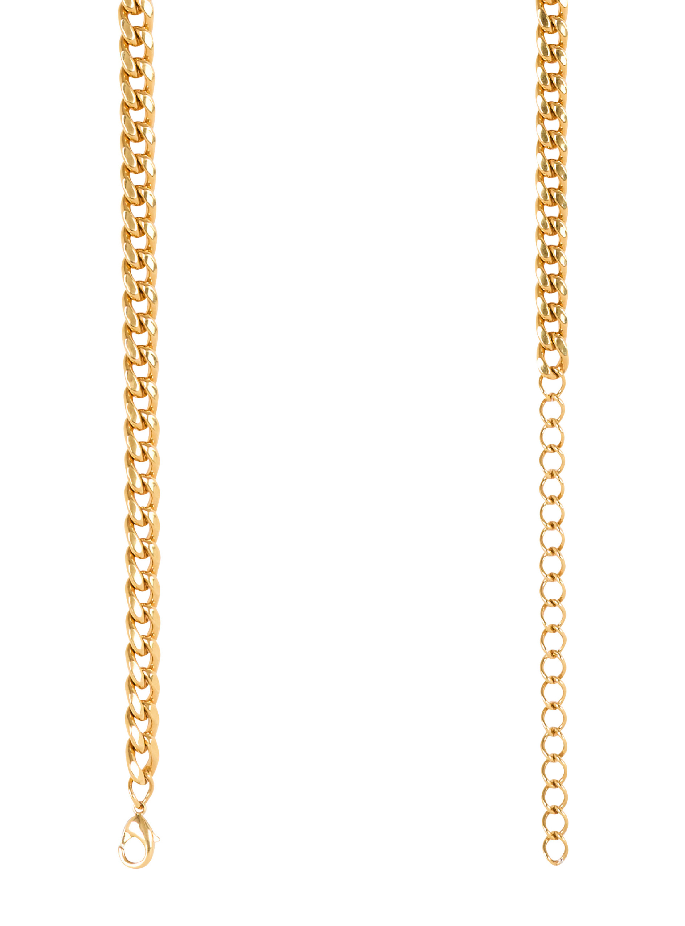 Ceinture chaîne « je t'aime » en laiton BALMAIN Doré