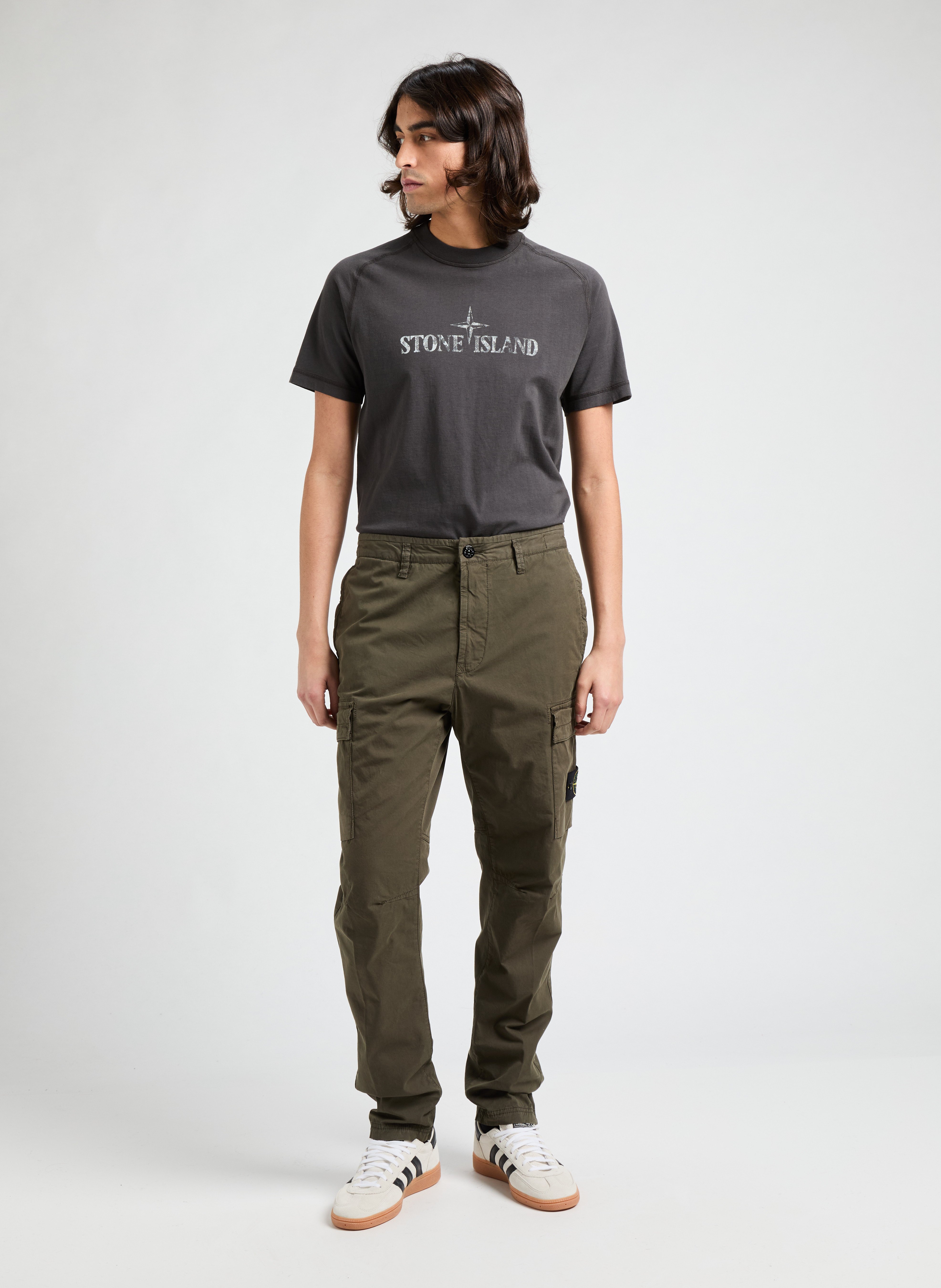 Baskets Handball Spezial en cuir suédé ADIDAS Blanc