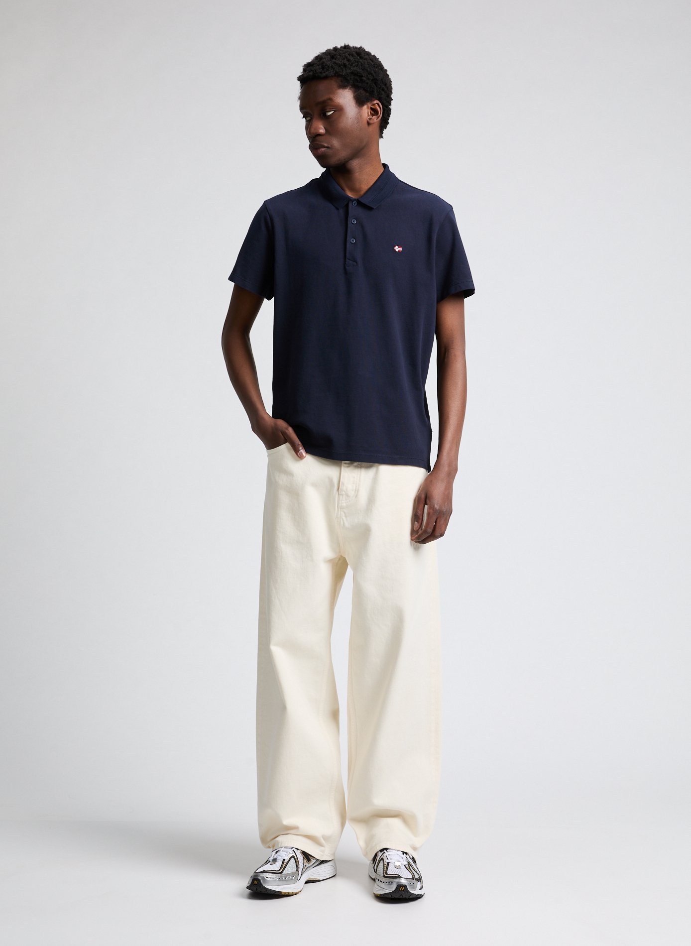  Cotton polo shirt  NAPAPIJRI Blue