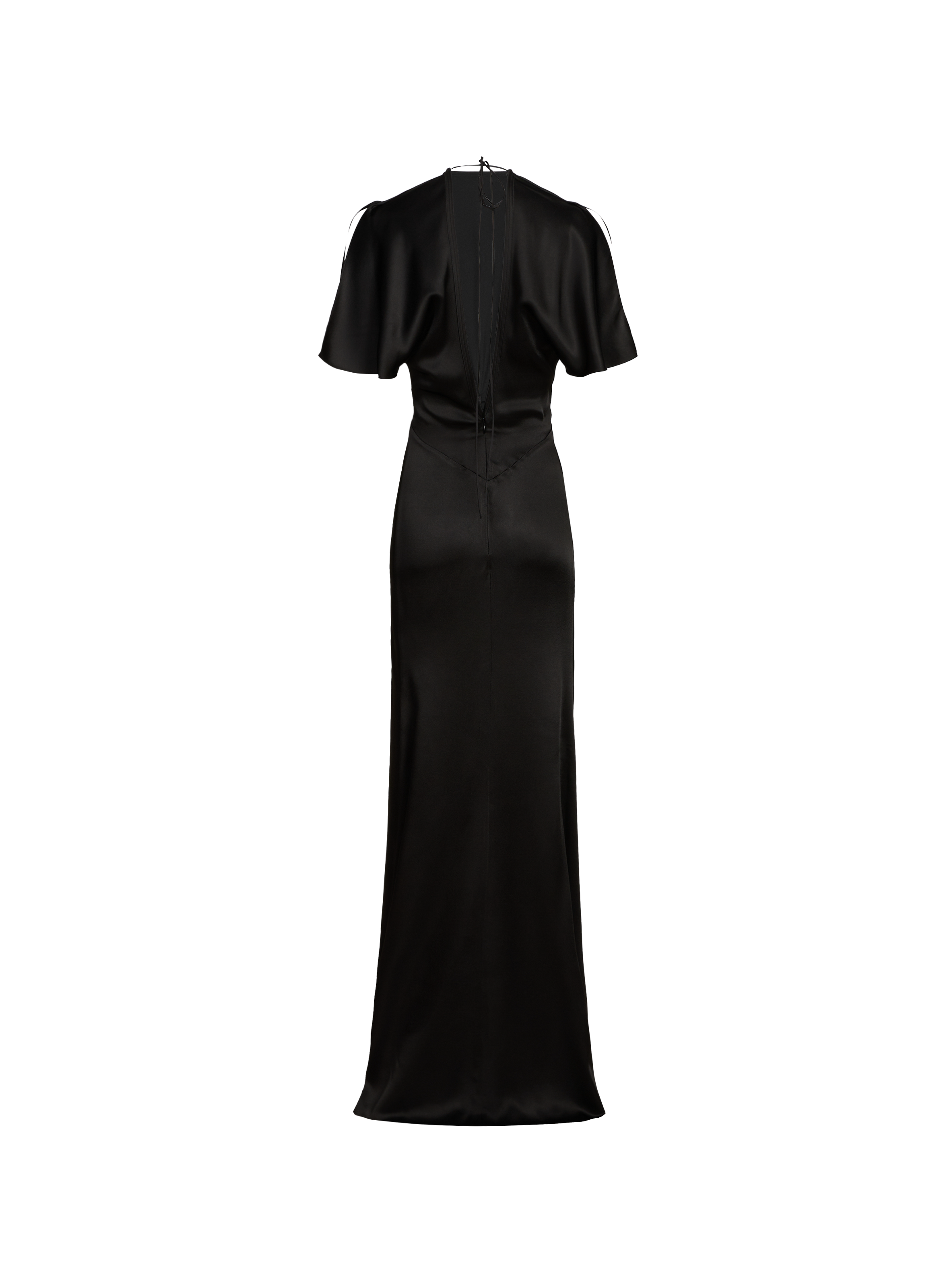 Flowing maxi dress VICTORIA BECKHAM Black