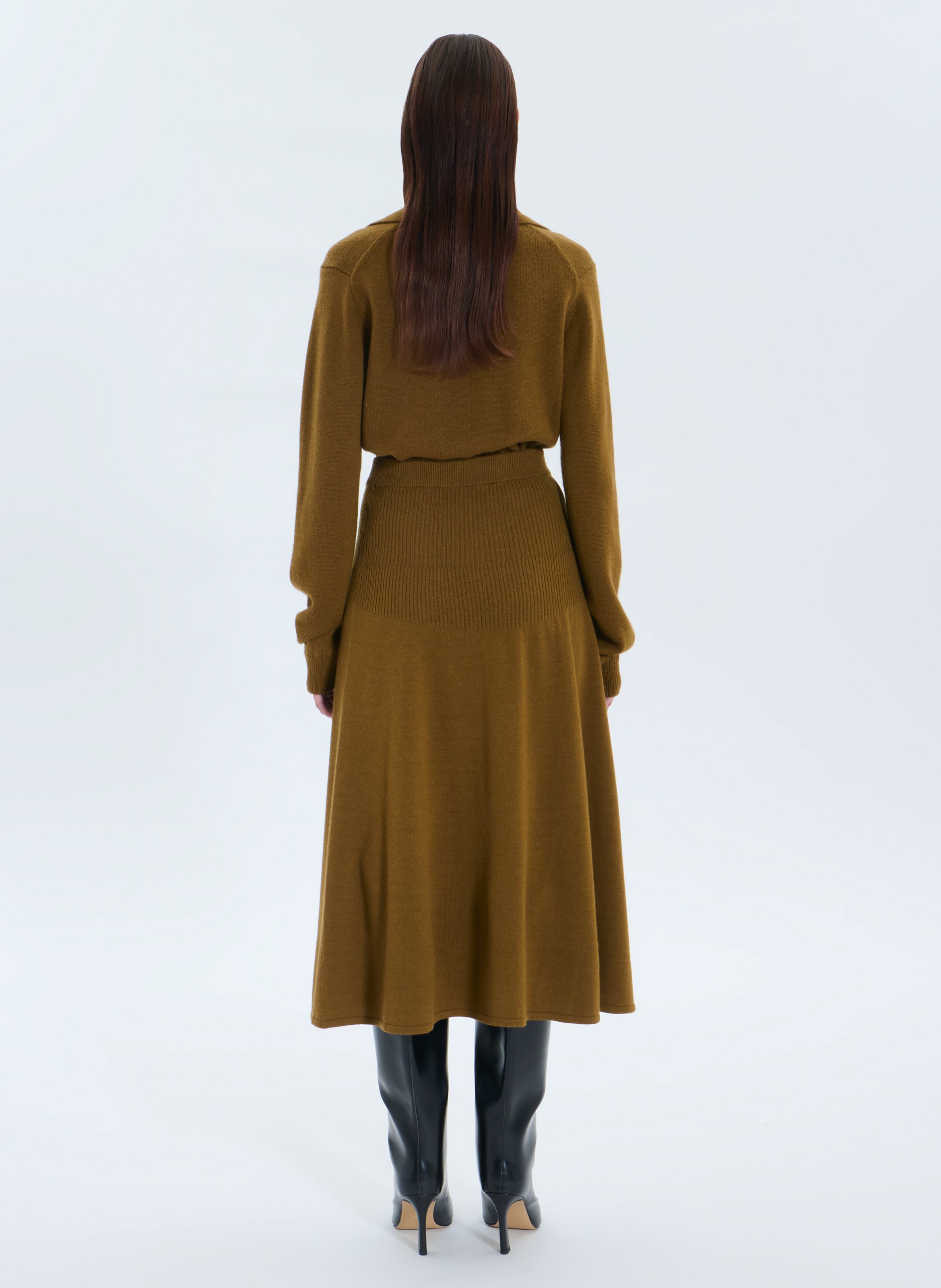 Jupe droite justine ZAPA Vert