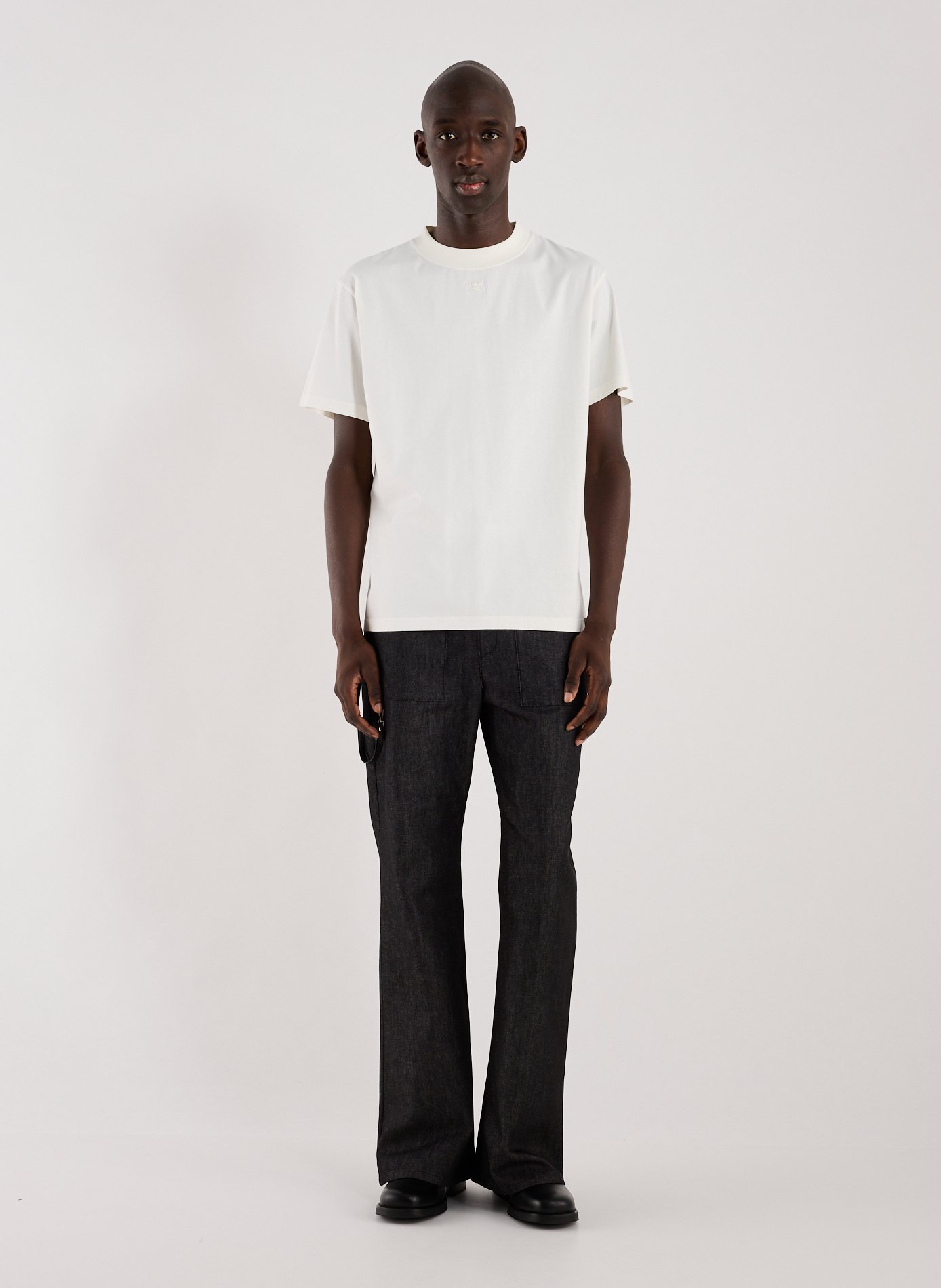 Classic Cotton T-Shirt COURRÈGES White