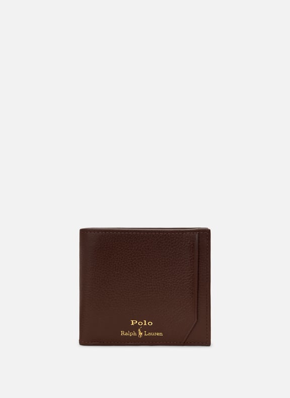 Portefeuille en cuir Marron by POLO RALPH LAUREN POLO RALPH LAUREN Portefeuille en cuir Marron