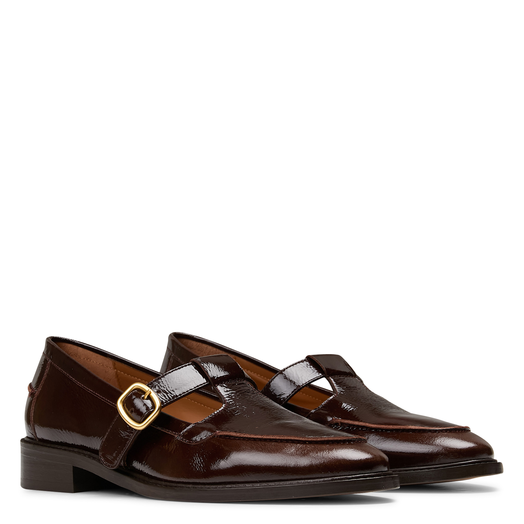 Derbies en cuir n°84 RIVECOUR Marron