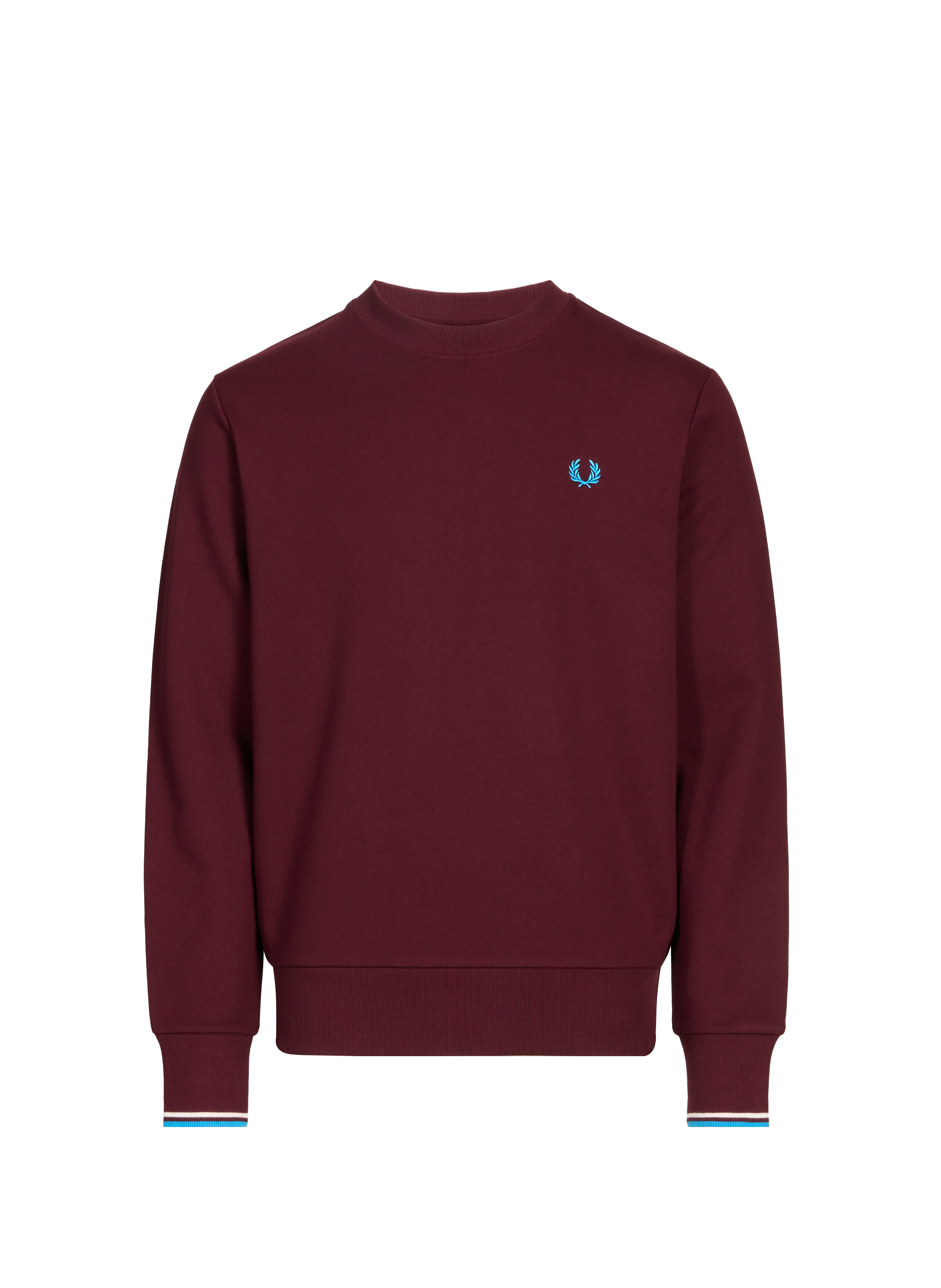 FRED PERRY Loose-fit cotton sweatshirt Red