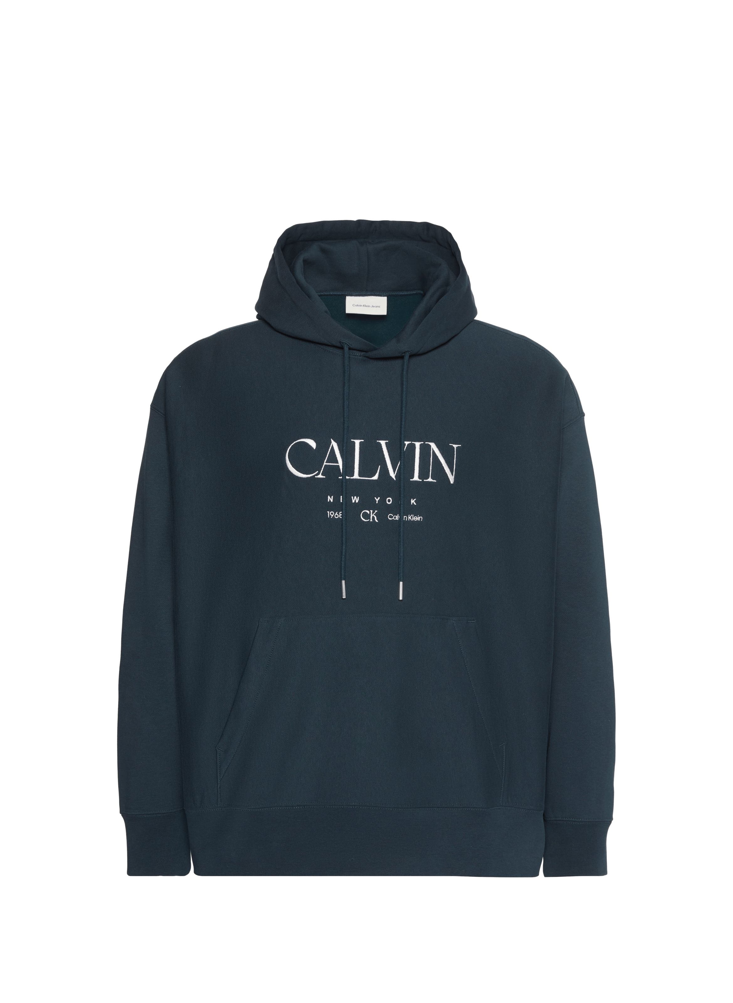Sweat à capuche avec logo  CALVIN KLEIN Bleu