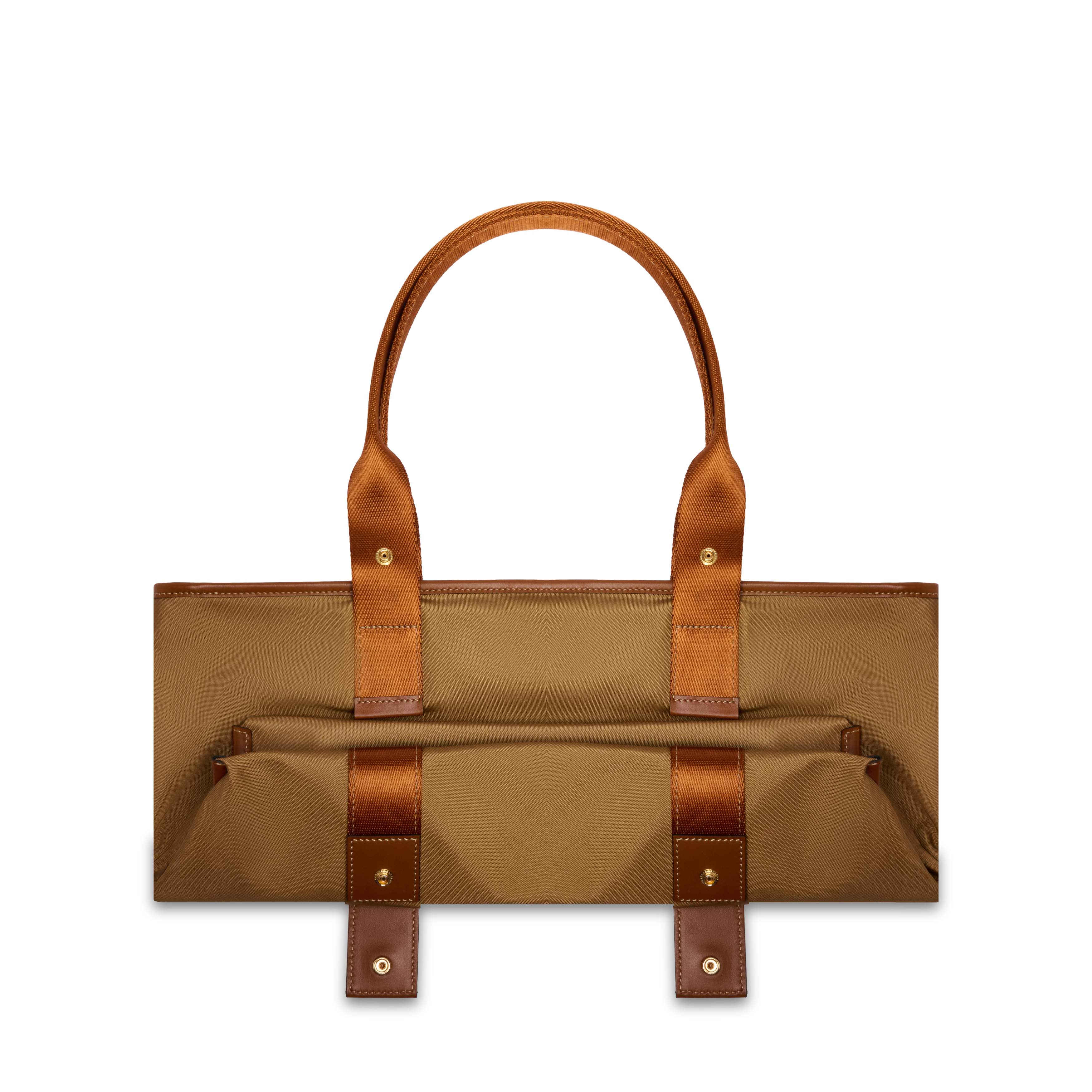 Sac cabas zippé m mistral rollable de lancel en nylon LANCEL Beige