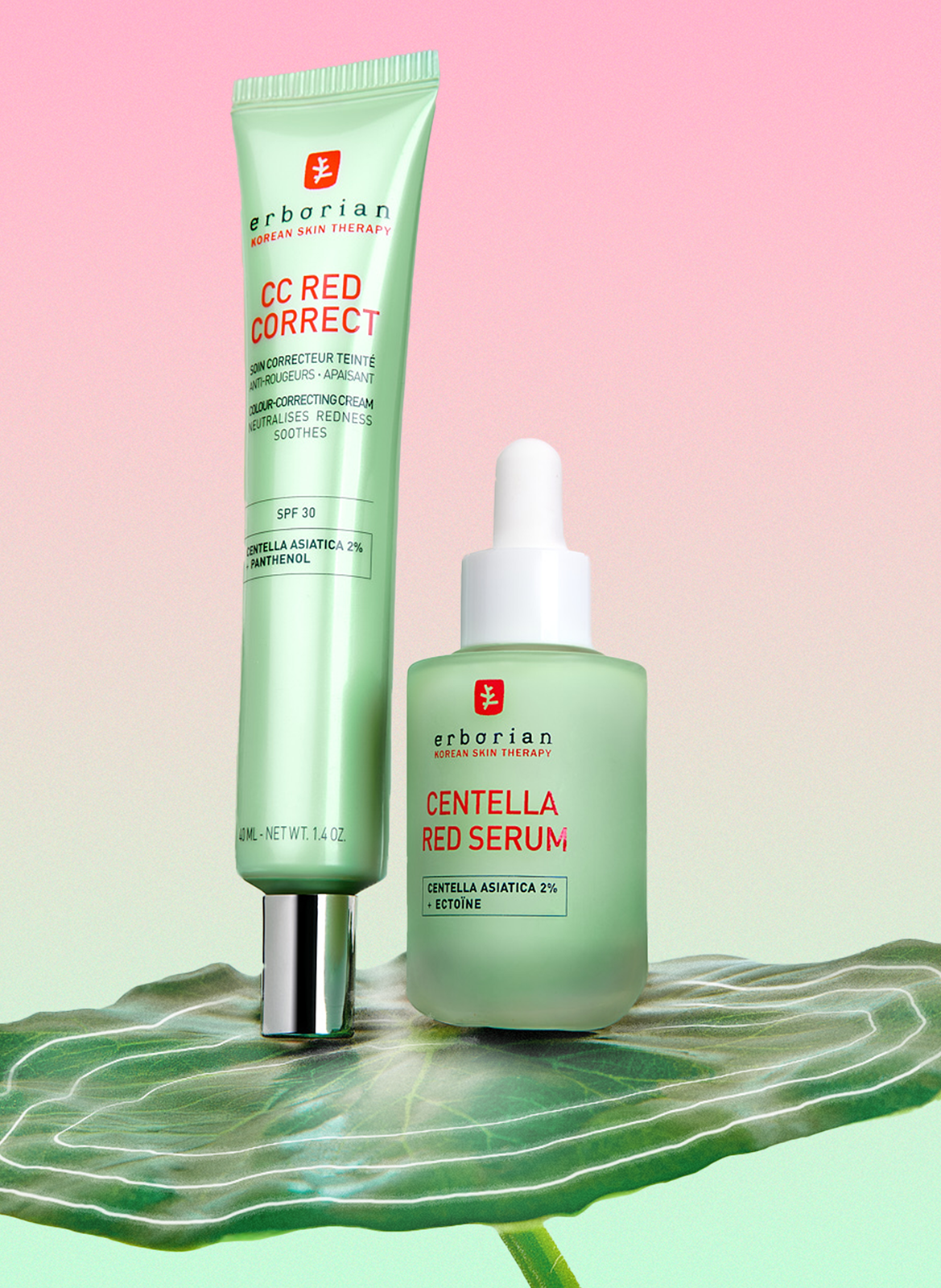 CC Red Correct - Tinted Correcting Care - Anti-redness and soothing ERBORIAN No color