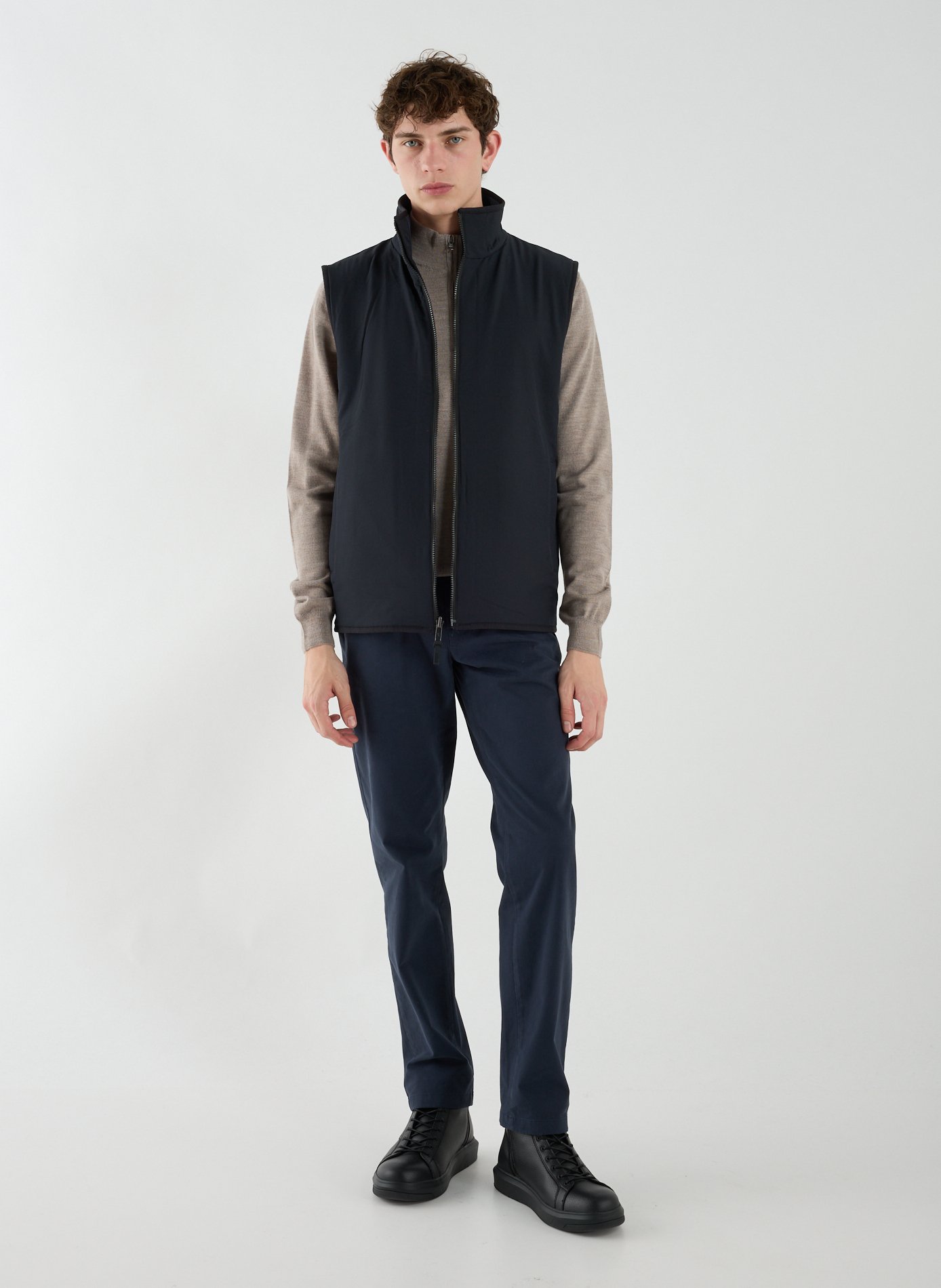 Veste sans manches sherpa réversible T-KIT AIGLE Bleu