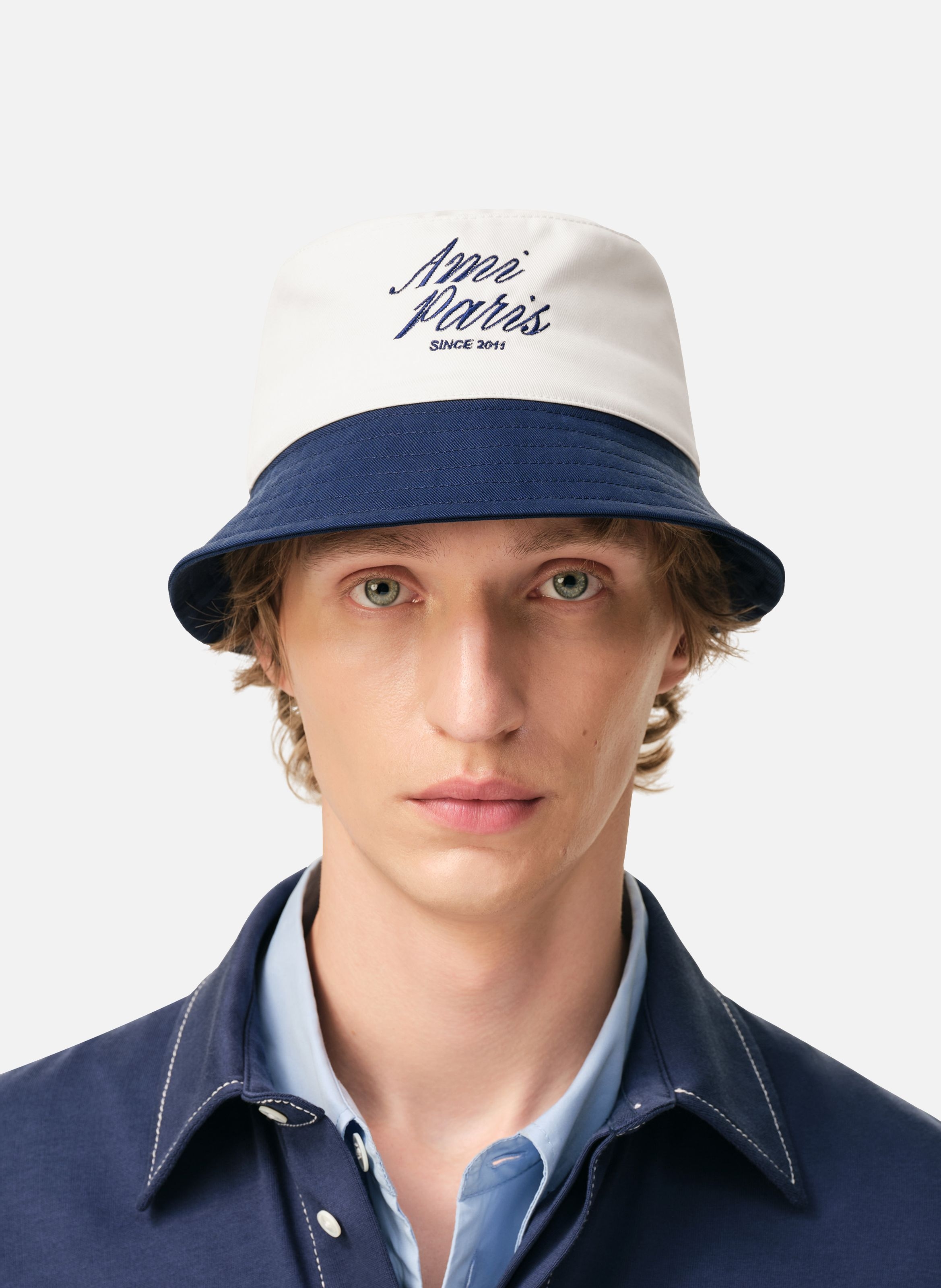 Bob et ami paris unisexe en coton AMI PARIS Bleu