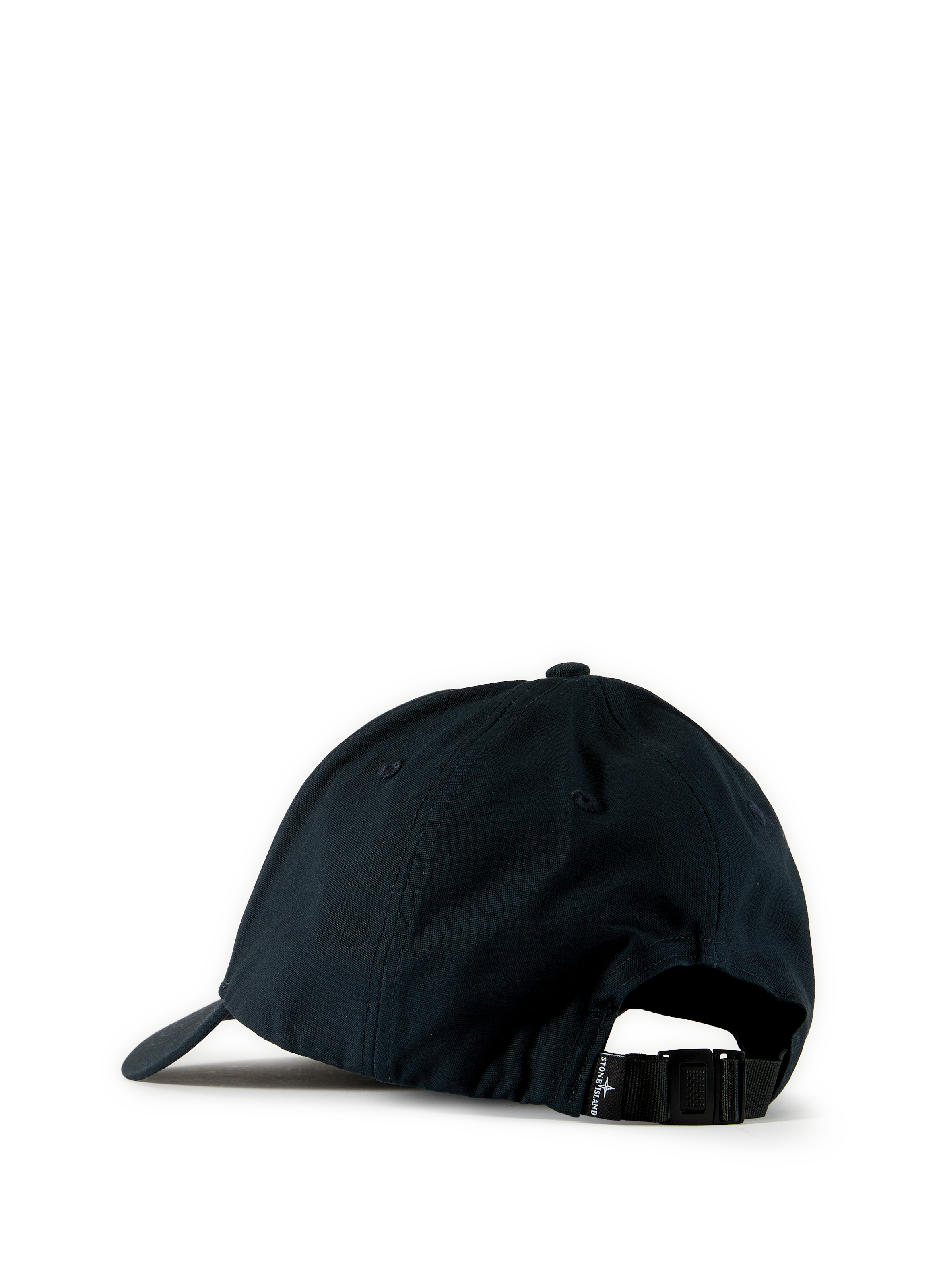 Cotton cap with logo embroidery STONE ISLAND Blue