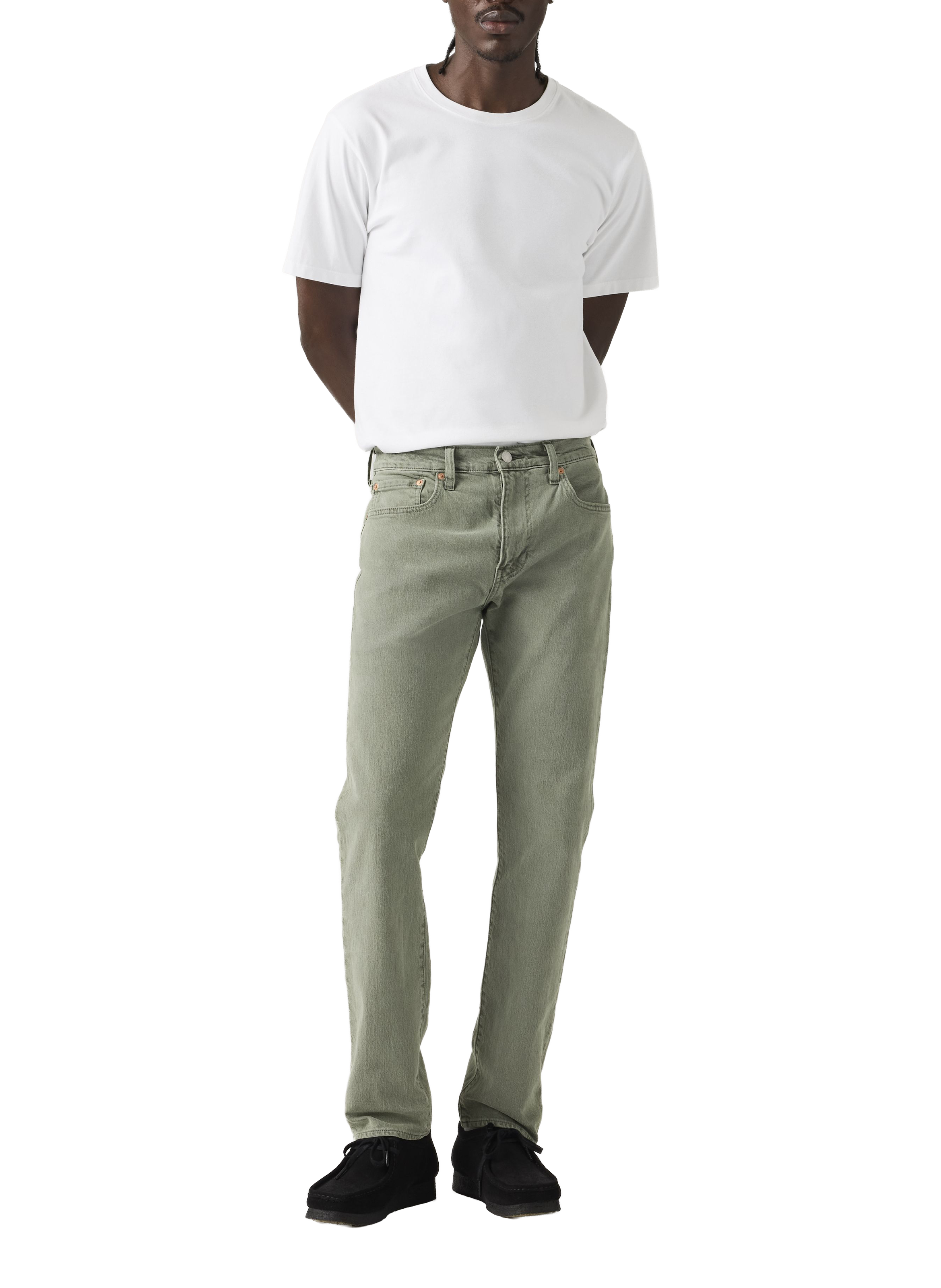 Jean droit en coton mélangé LEVI'S Bleu