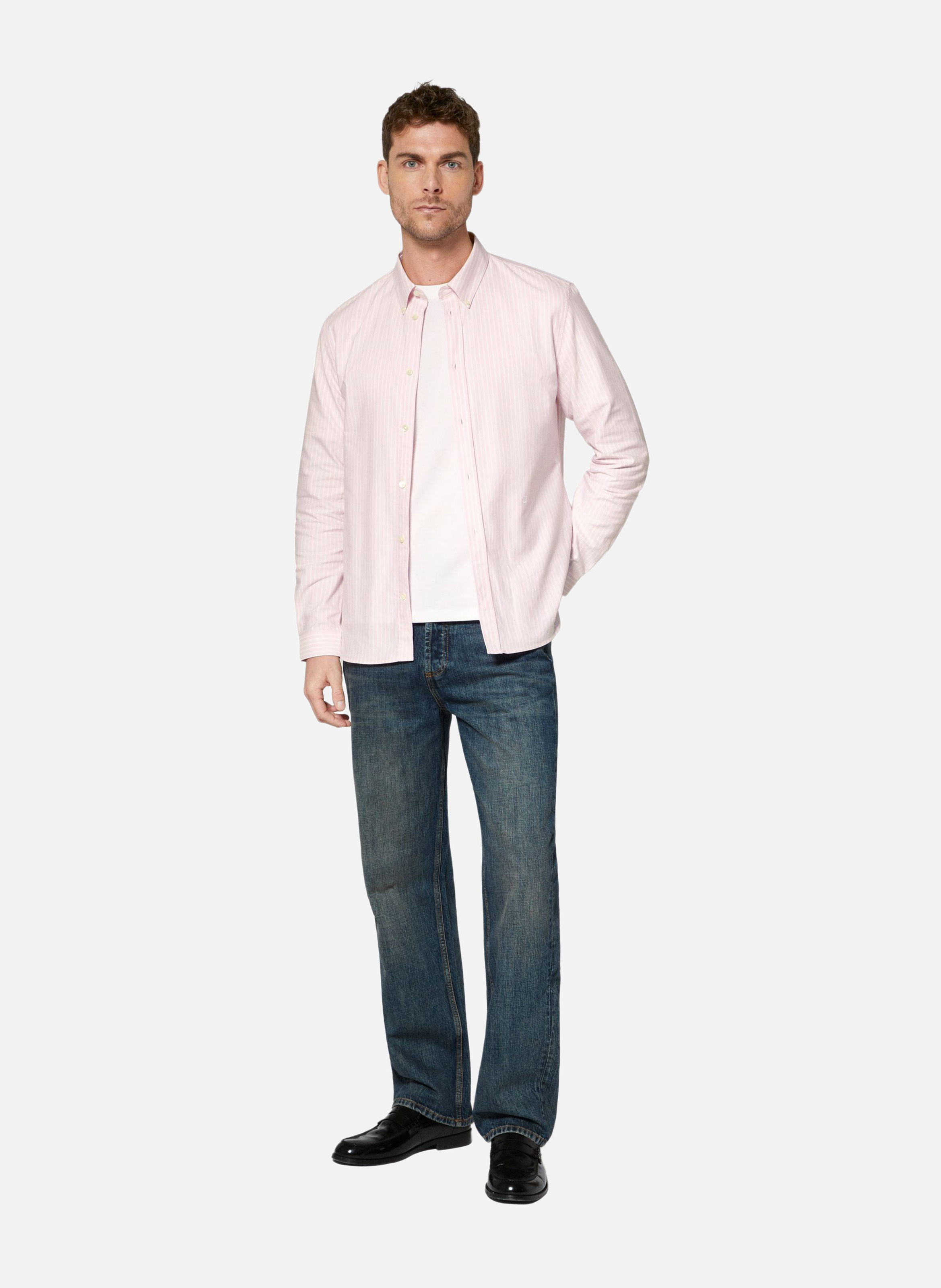 Chemise à rayures THE KOOPLES Rose