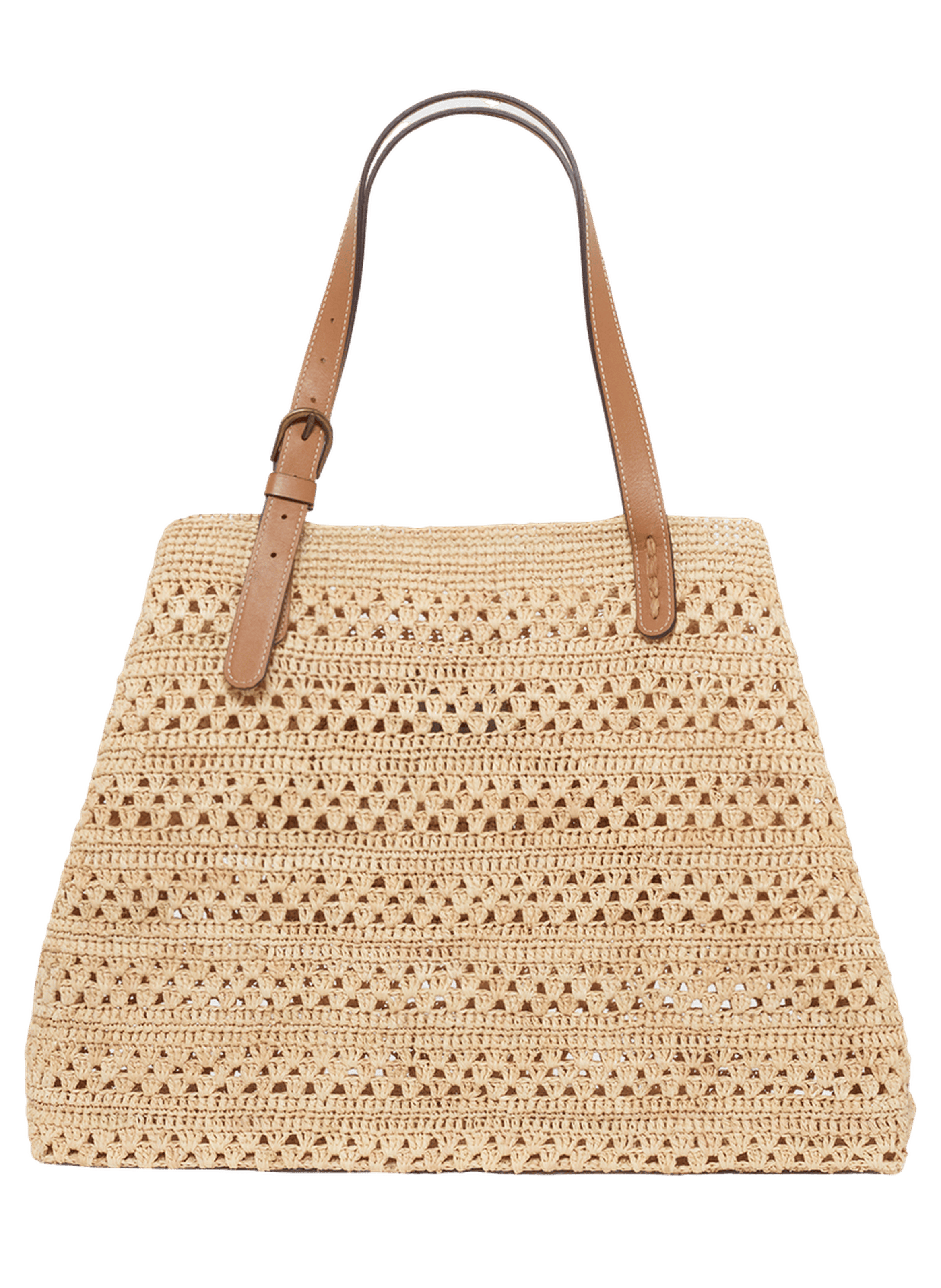 Sac en raphia - alba PABLO Beige