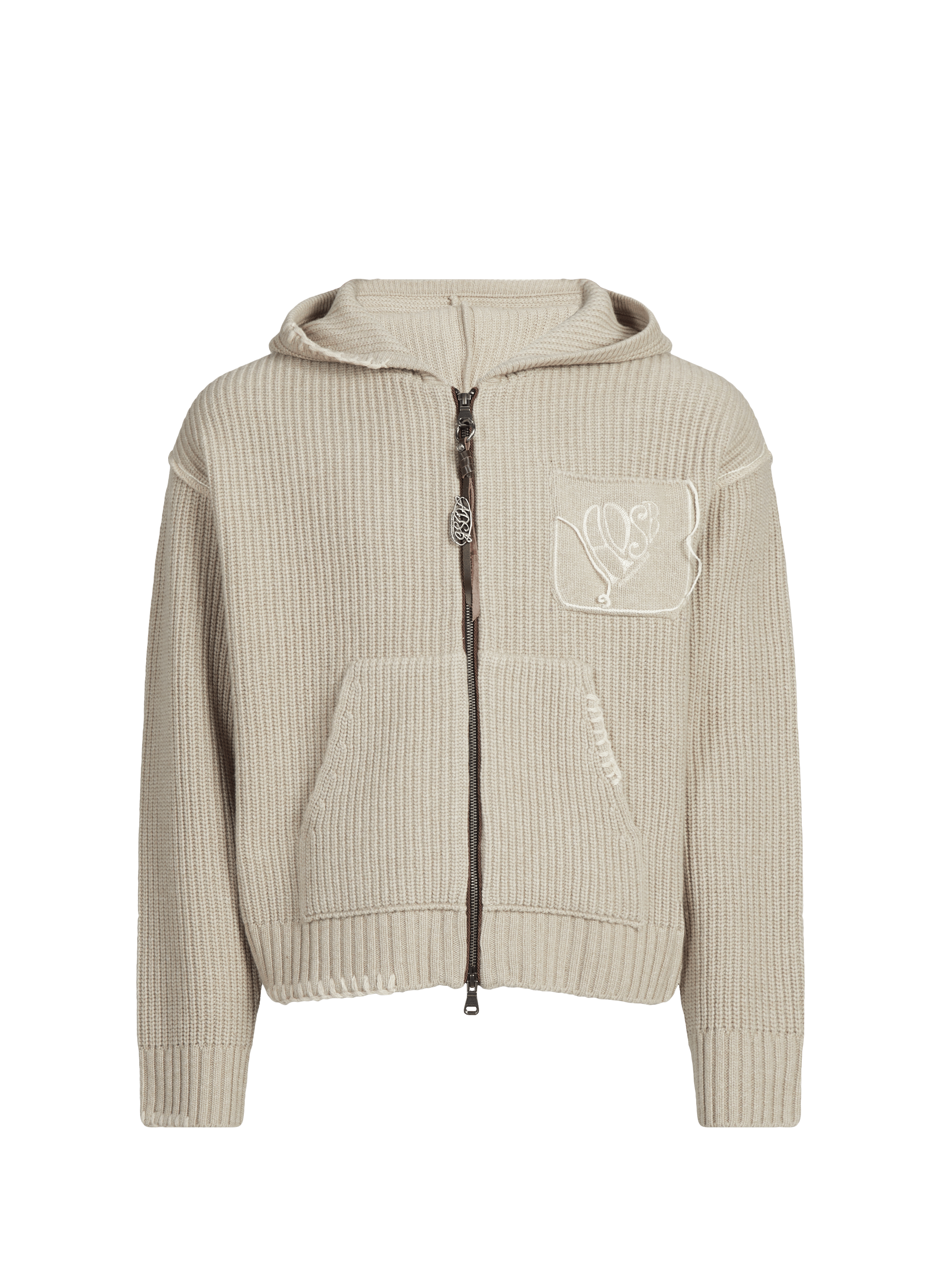 Wool-blend hoodie ANDERSSON BELL Beige