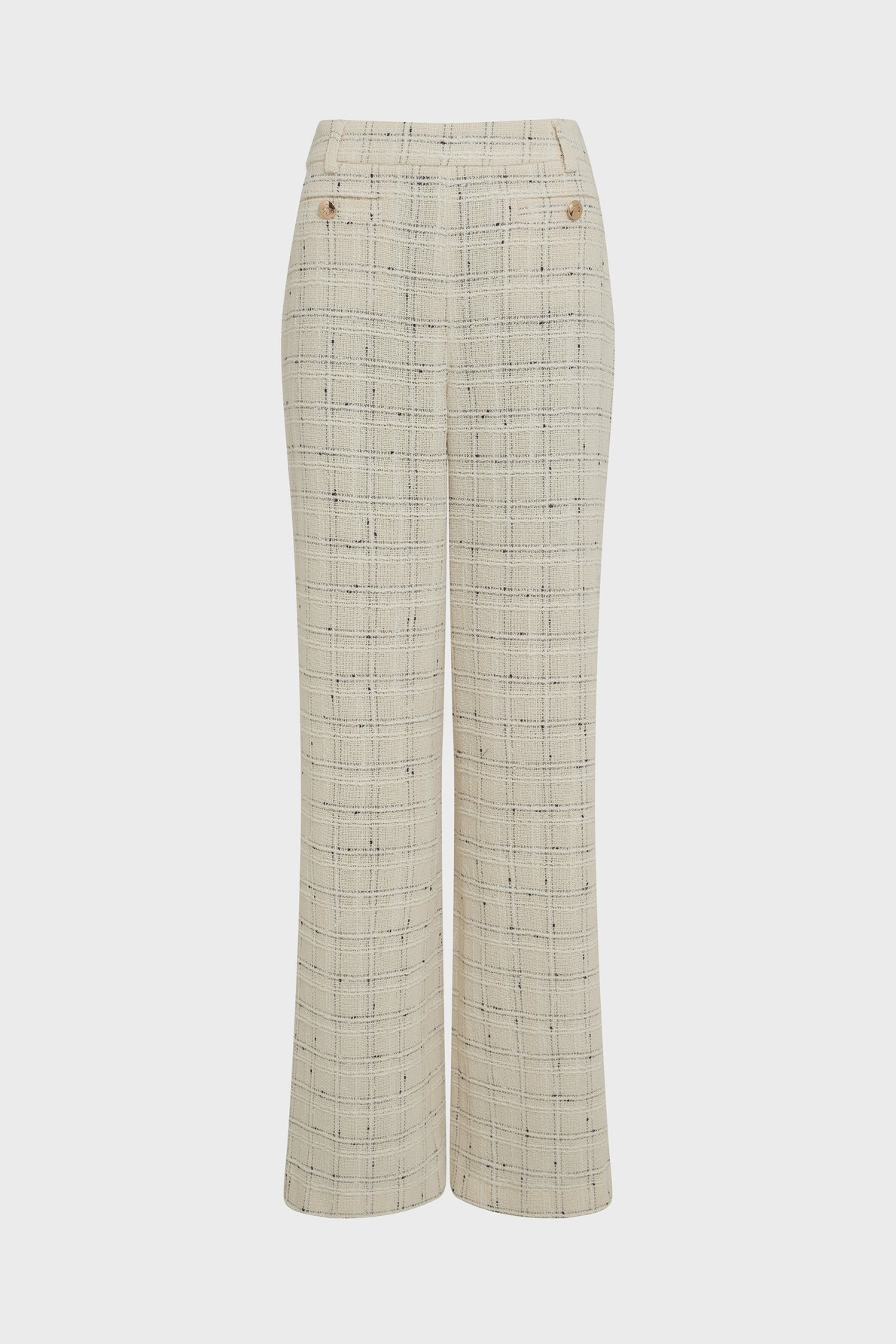 Pantalon large en tweed - ariela GERARD DAREL Beige
