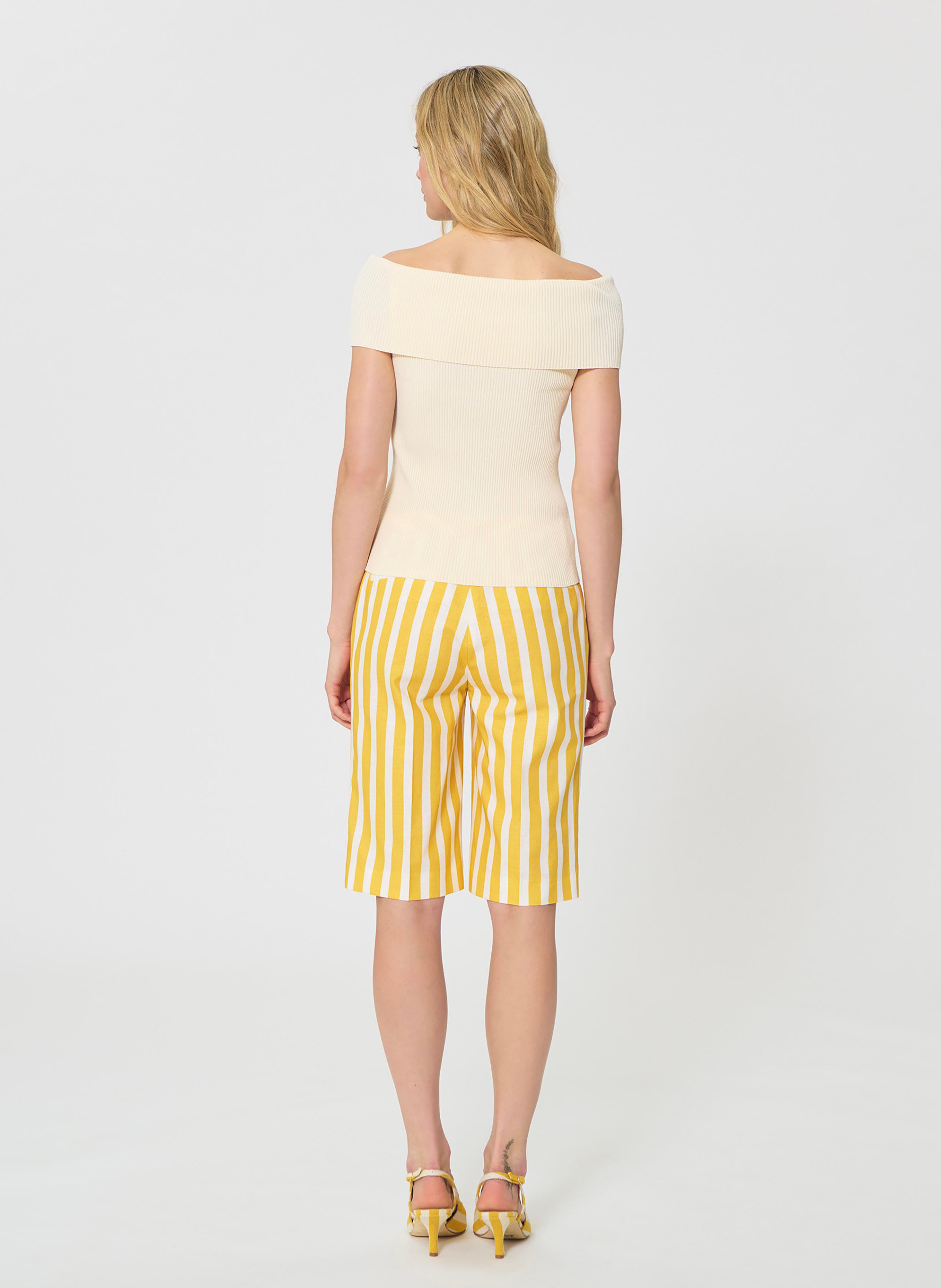 T-shirt twist TARA JARMON Blanc