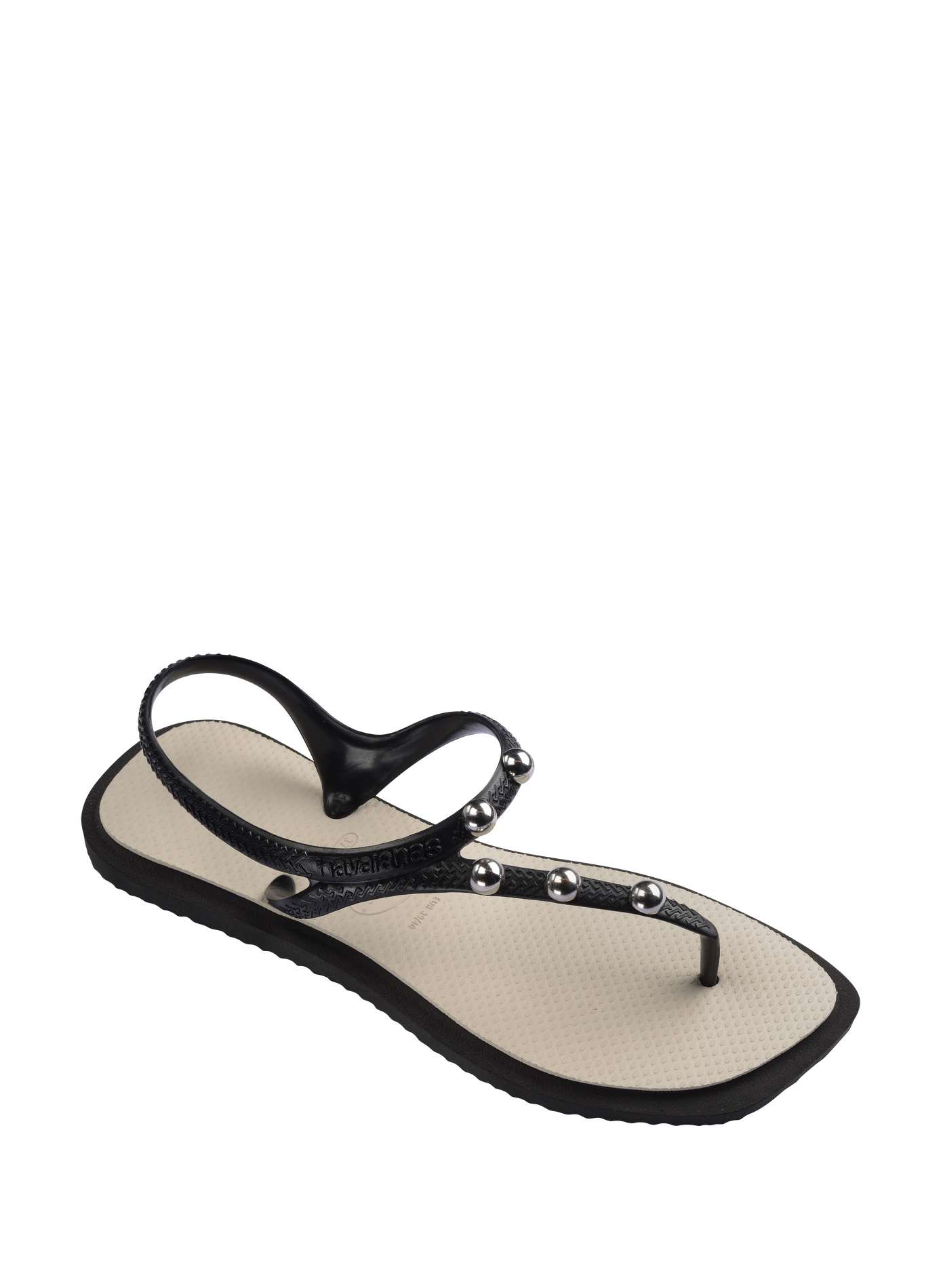 Flash Fusion flat sandals with beads HAVAIANAS Beige