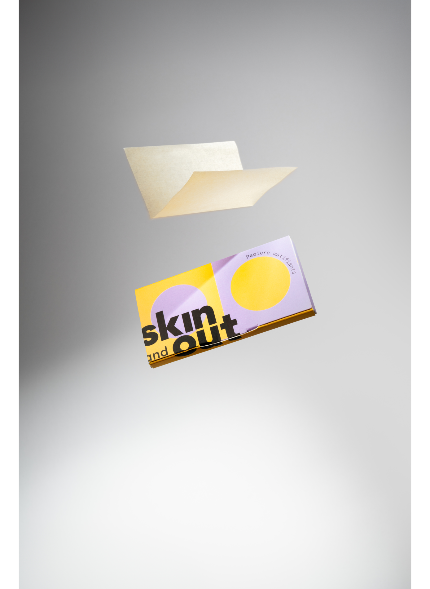 Matte blotting paper SKIN & OUT No color