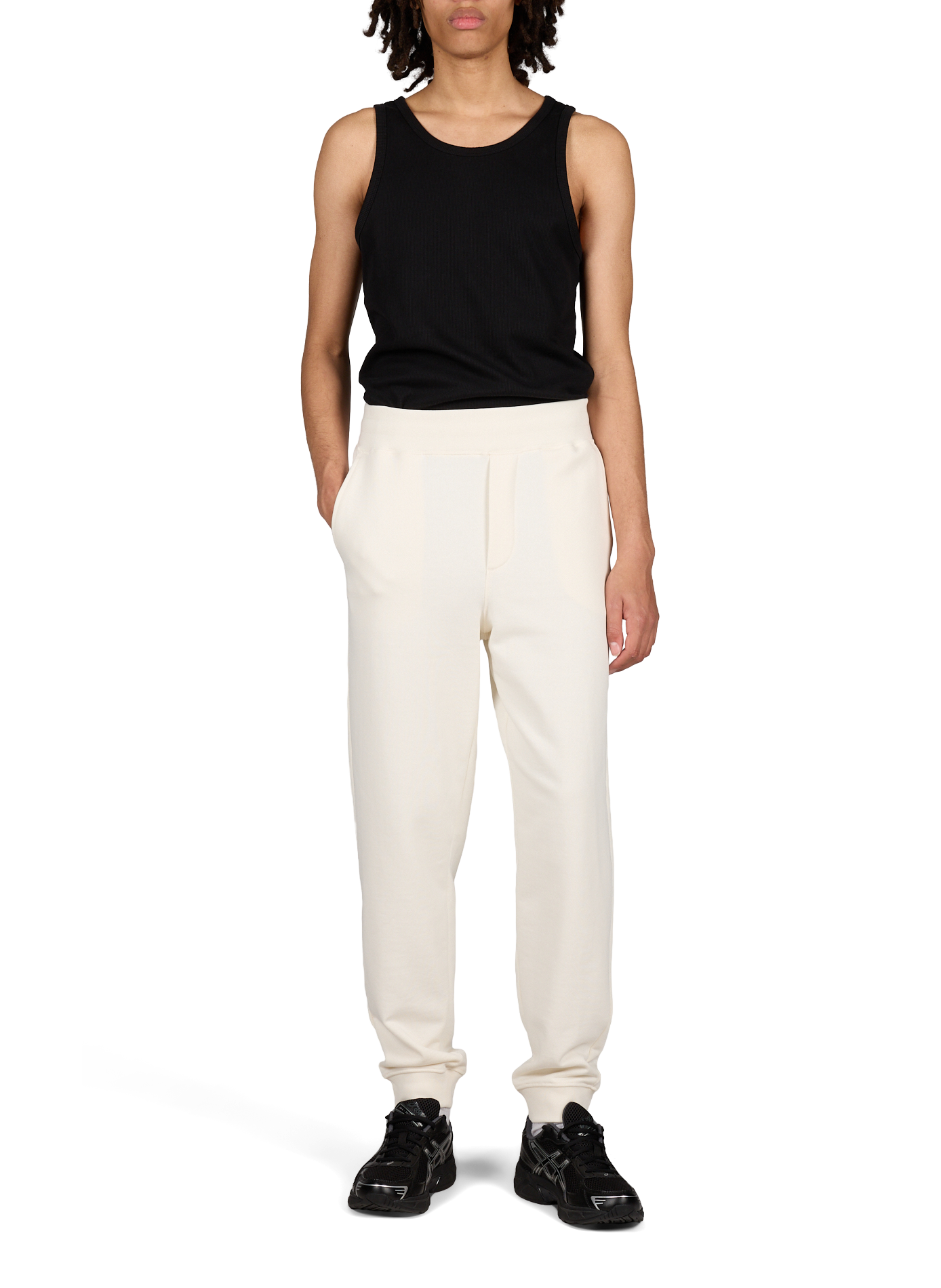 Cotton joggers AU PRINTEMPS PARIS Beige