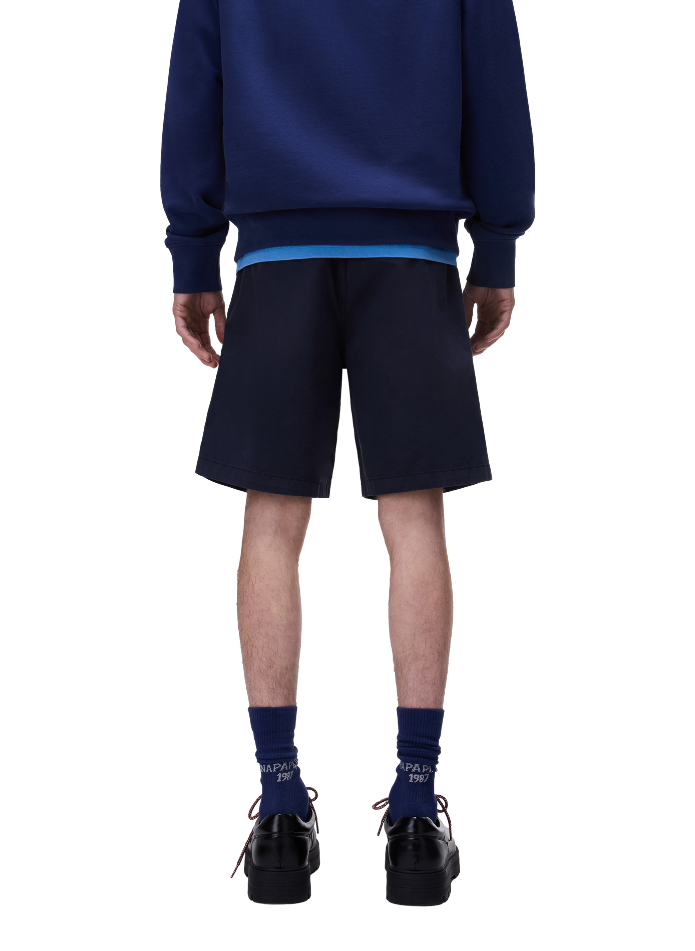 Short droit N-Hyperion en coton NAPAPIJRI Bleu