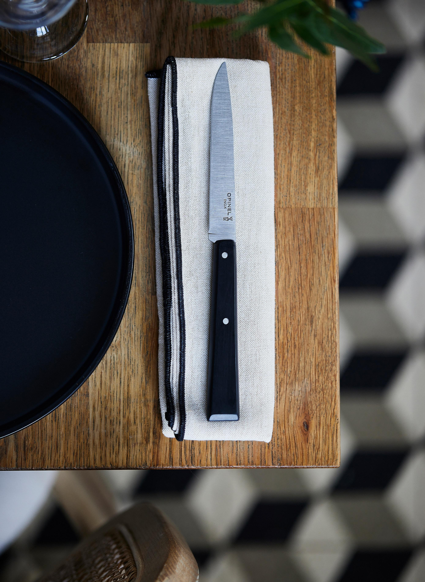 Coffret de 4 couteaux Bon Appétit OPINEL Noir