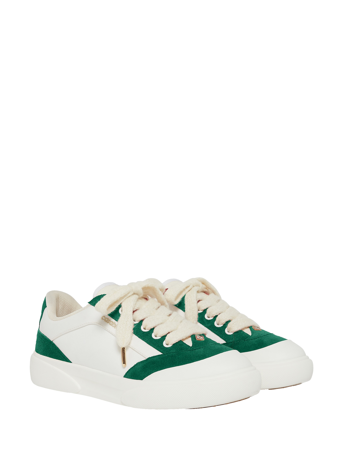Sneaker Del Mar mit dicken Schnürsenkeln aus gemischtem Leder CASABLANCA PARIS Mehrfarbig