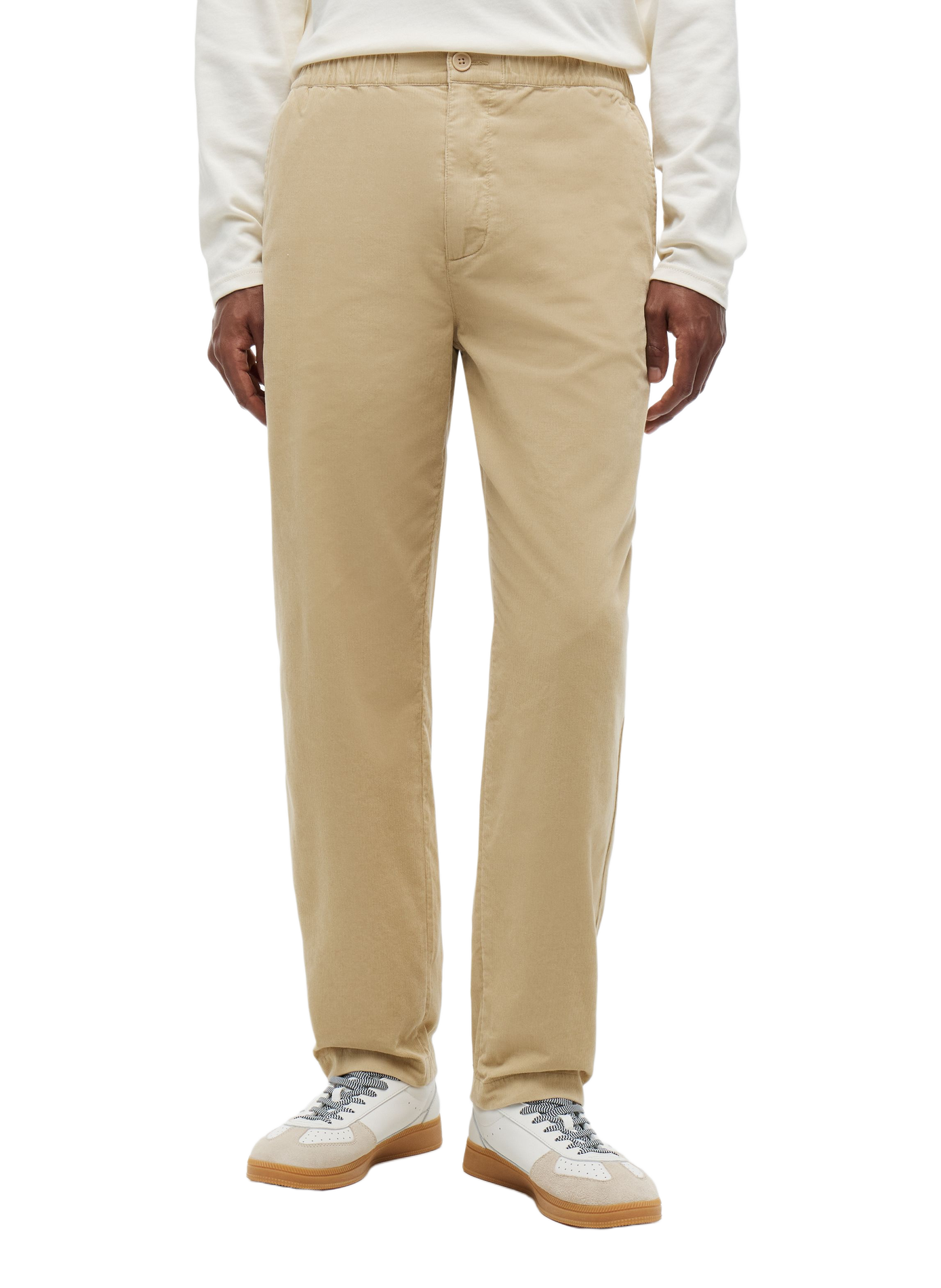 Cotton suit trousers TOMMY HILFIGER Beige