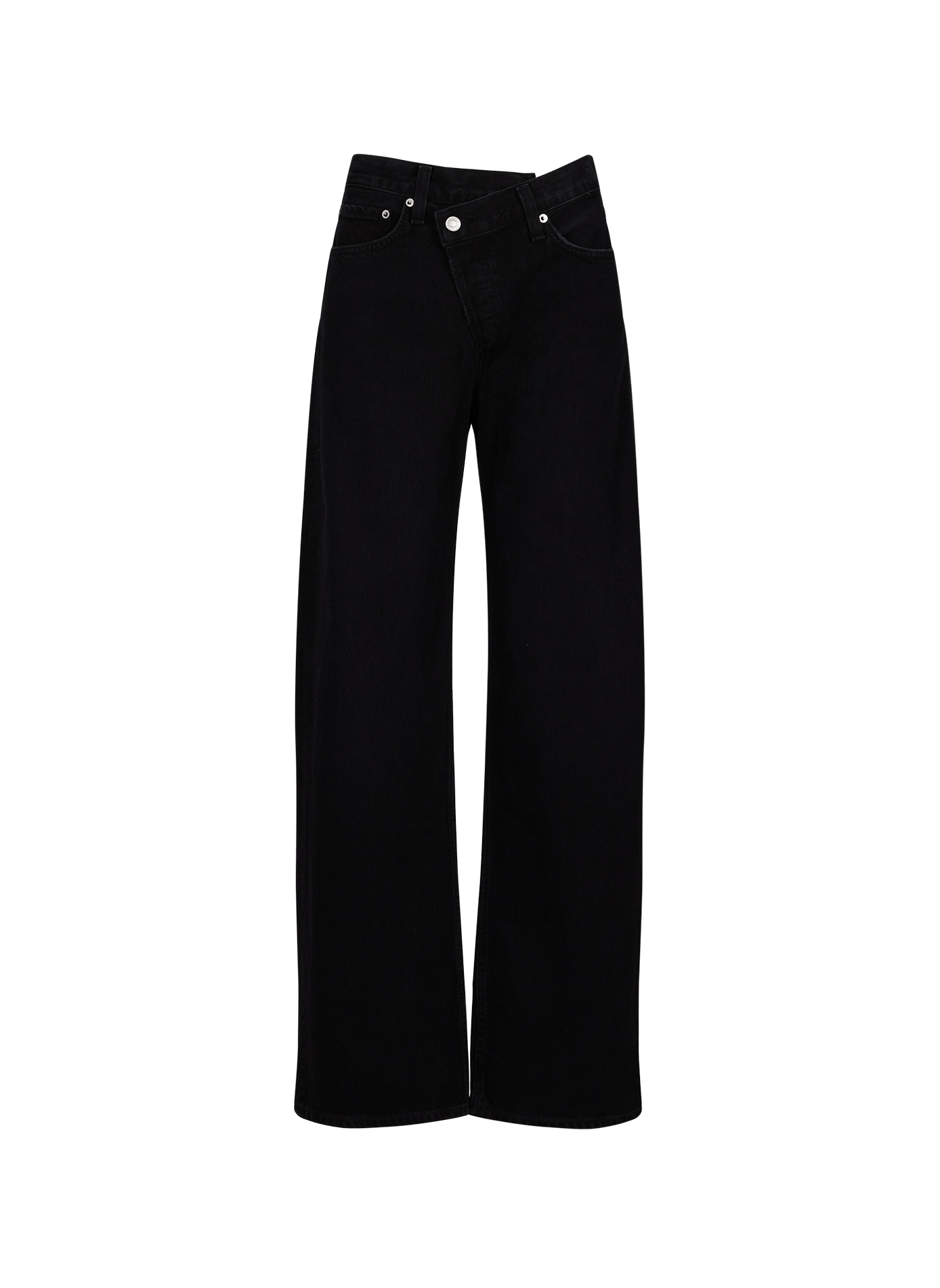 Jean large Criss Cross en coton AGOLDE Noir