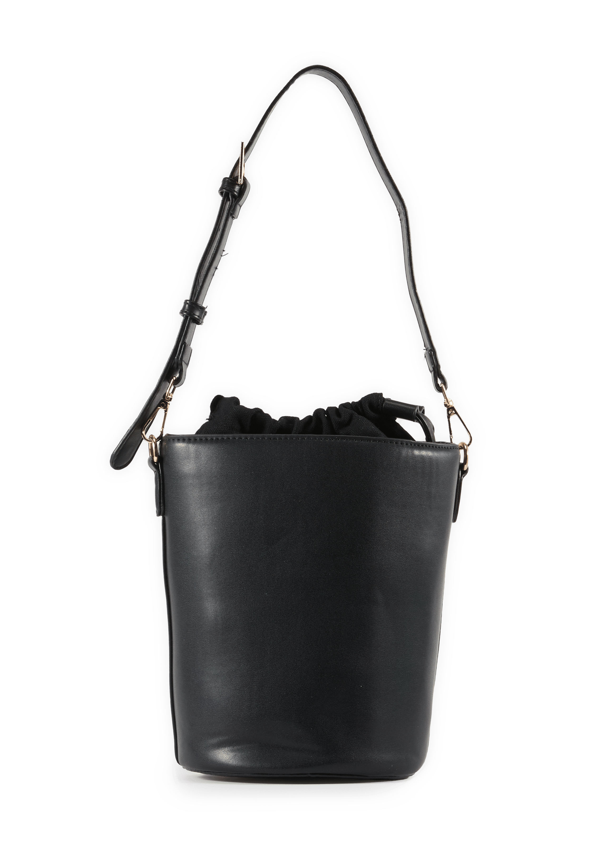 Bucket bag with drawstring closure AU PRINTEMPS PARIS Black