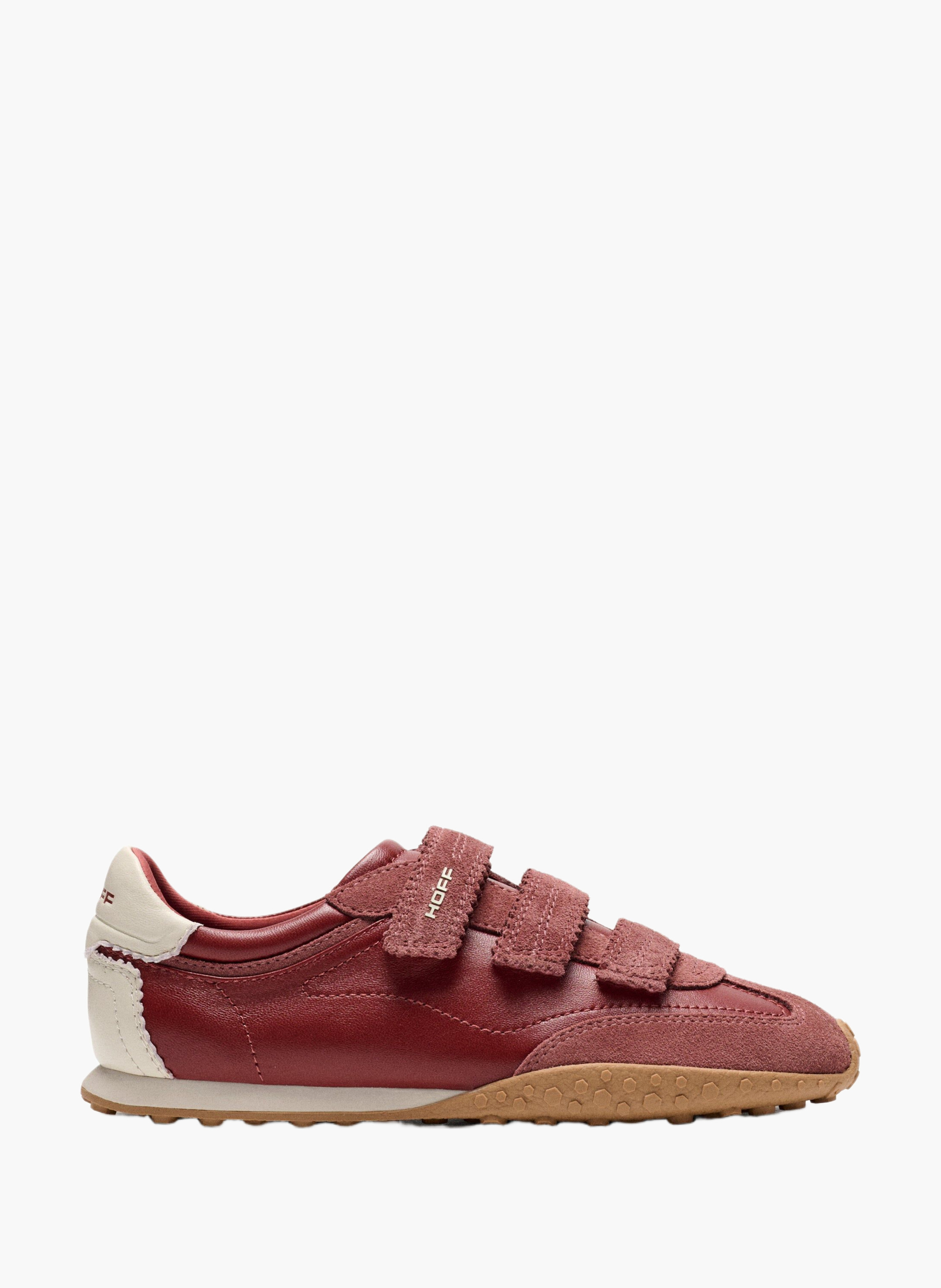 Hoff baskets décontractée bridge velcros clay HOFF Rouge