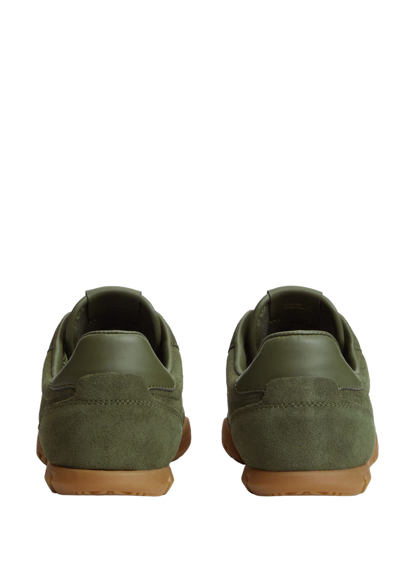 Solid Low-Top Leather Sneakers TOMMY HILFIGER Khaki